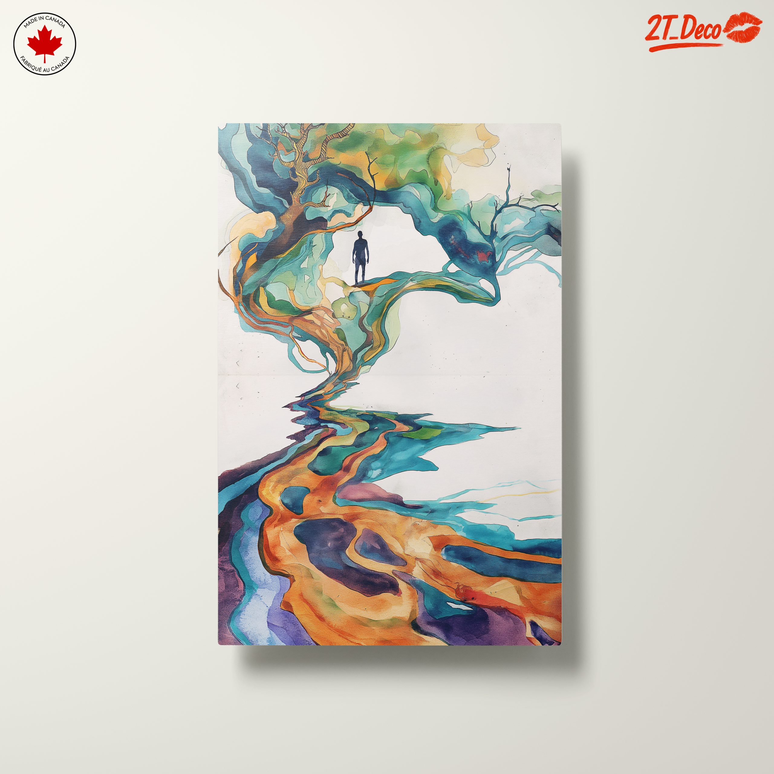Vibrant Abstract Landscape Art 3 - Image 10