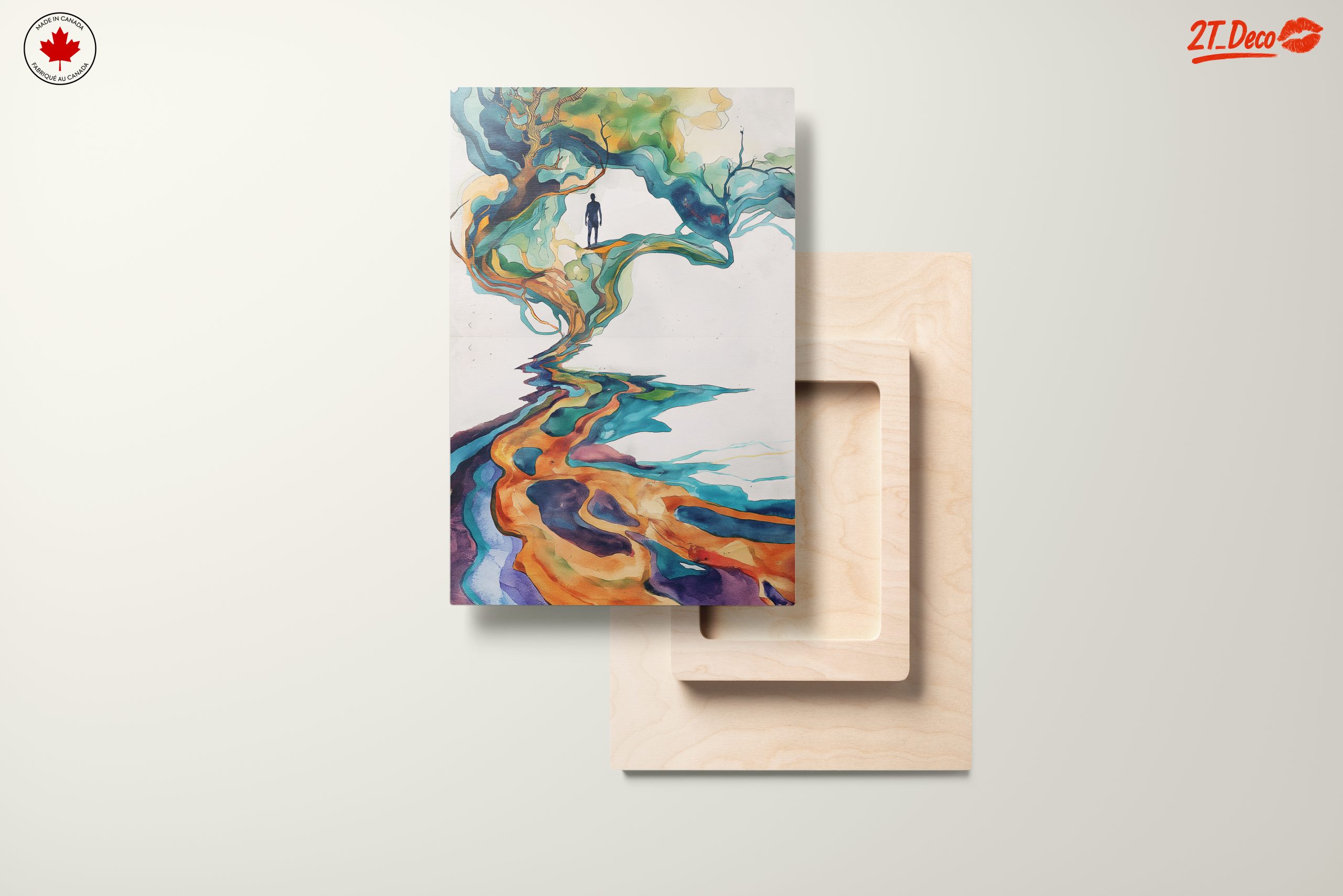Vibrant Abstract Landscape Art 3 - Image 11