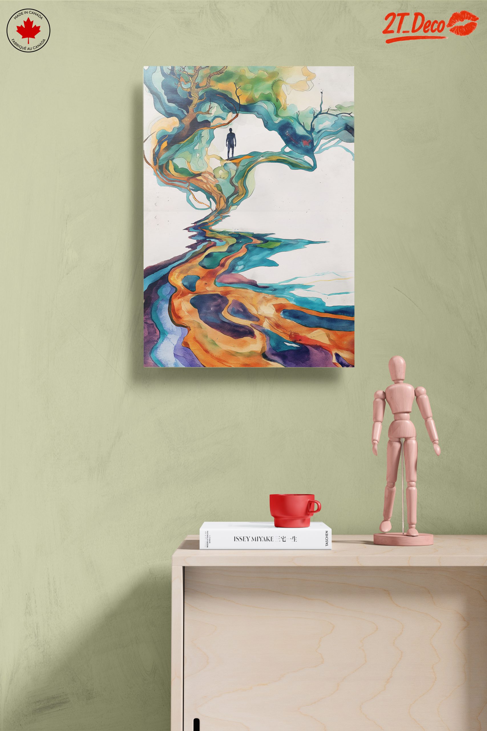Vibrant Abstract Landscape Art 3 - Image 14