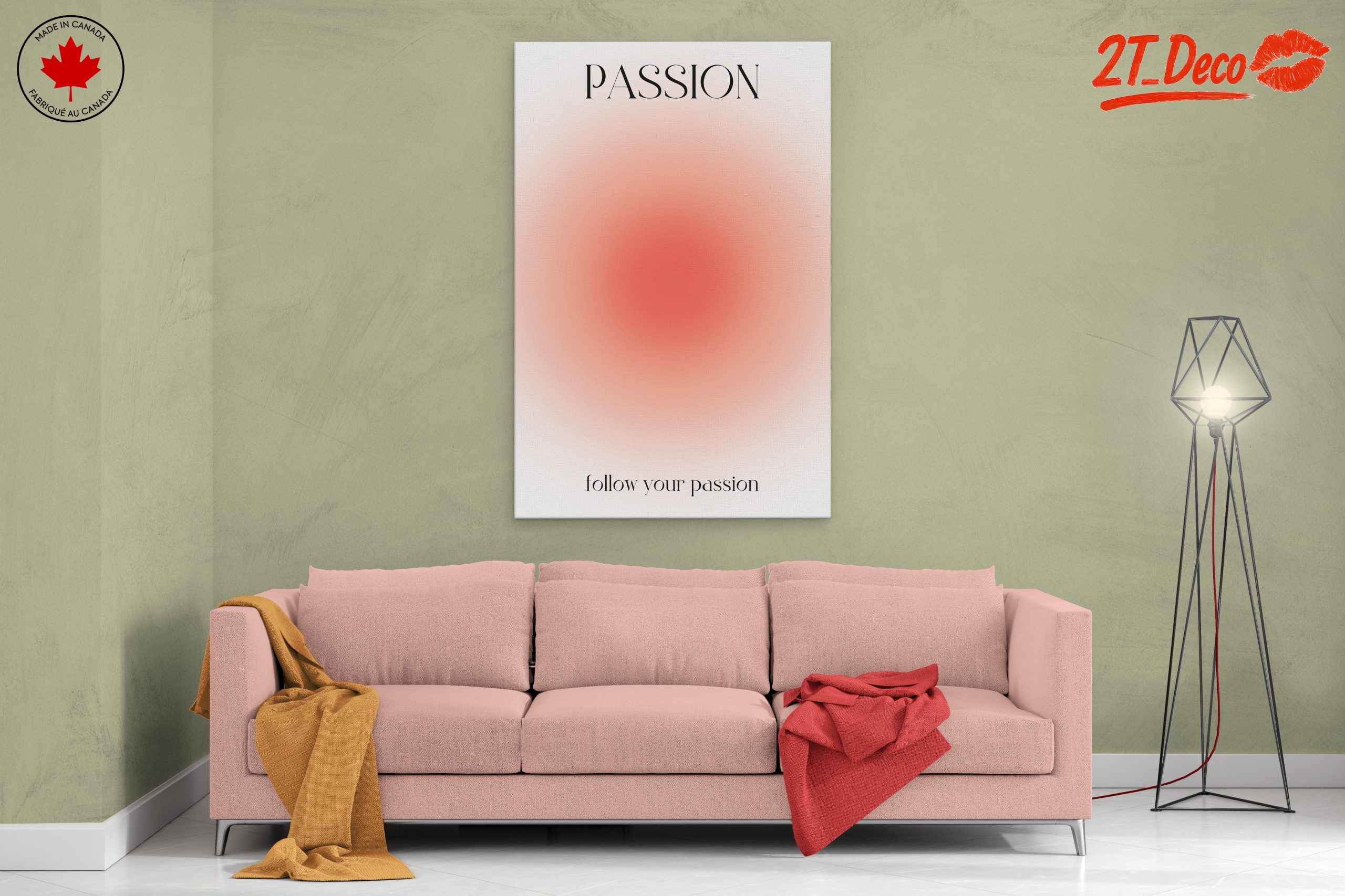 Passion Inspirational Quote Art - Image 2