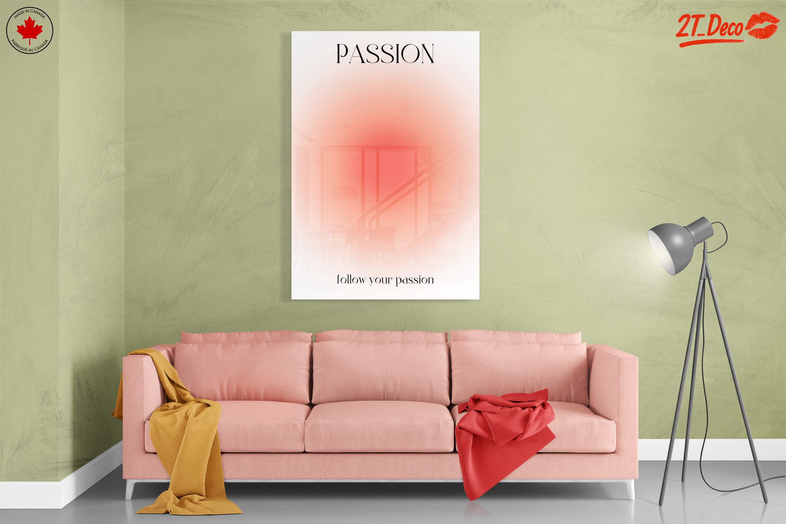 Passion Inspirational Quote Art - Image 7