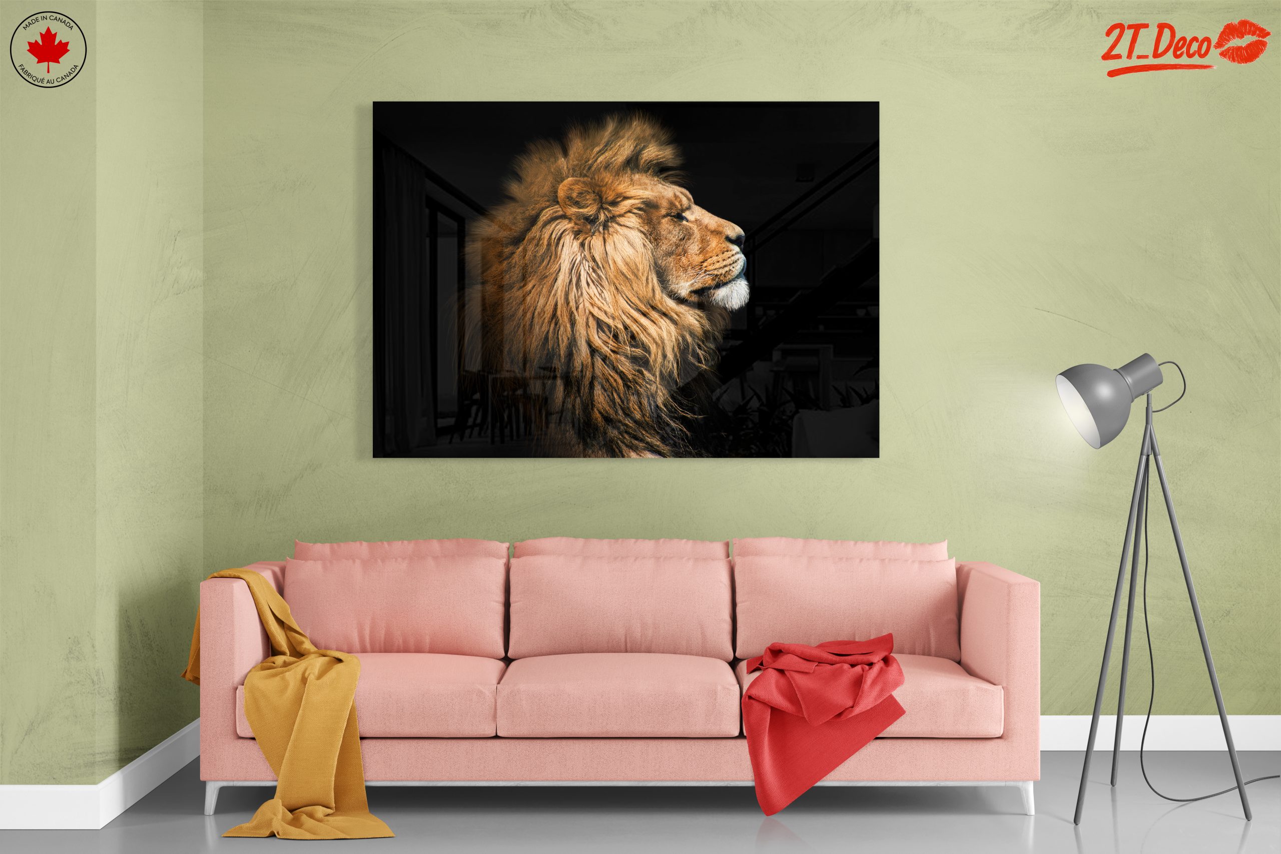 Majestic Lion Portrait in Profile - Image 7