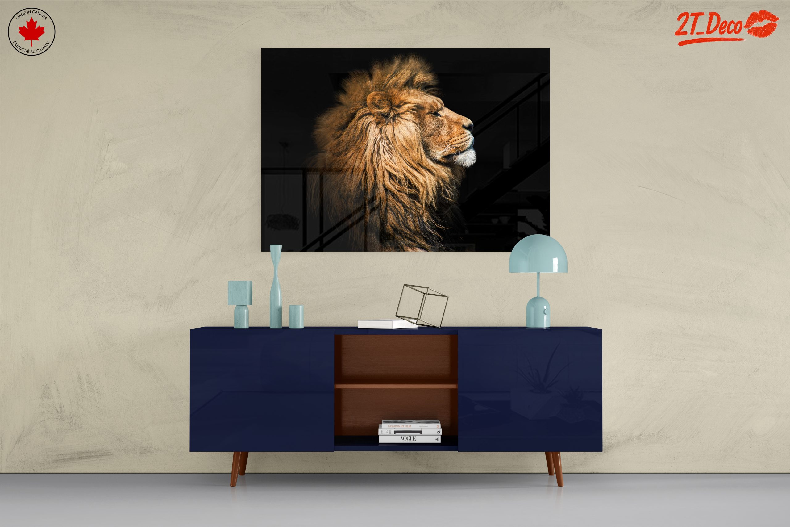 Majestic Lion Portrait in Profile - Image 8