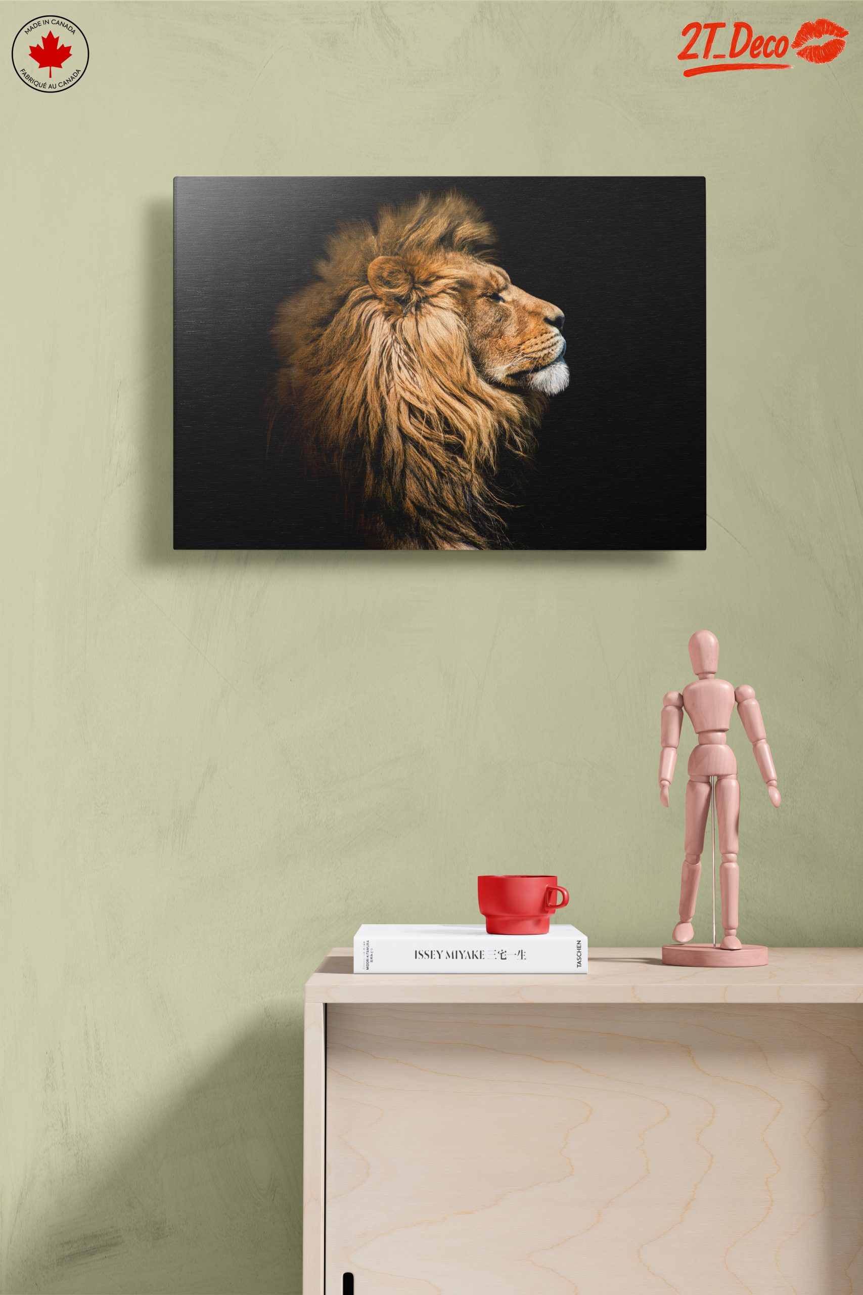 Majestic Lion Portrait in Profile - Image 14