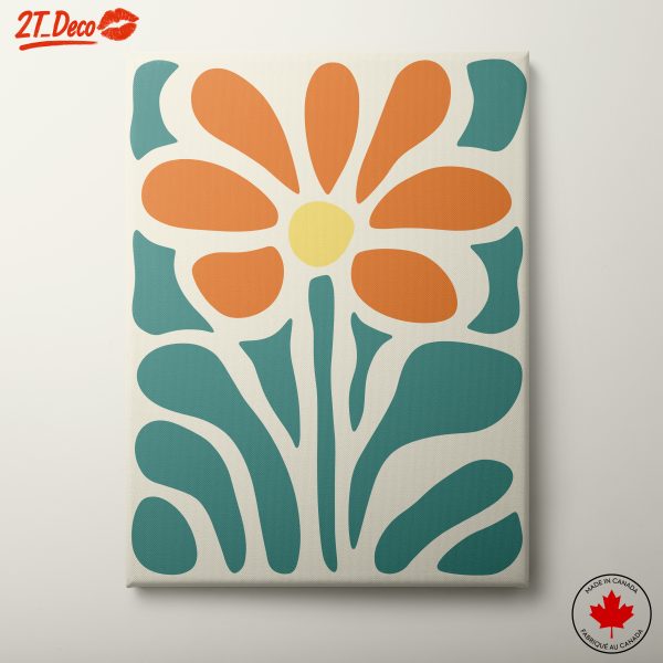 Stylized Floral Design in Bold Colors 2
