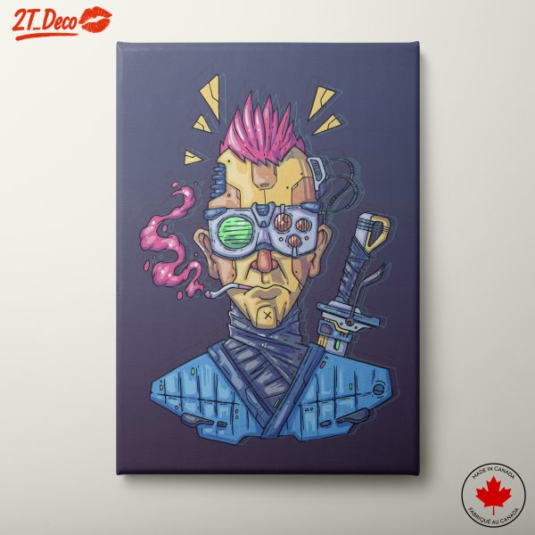 Unique Cyberpunk Character Design Art