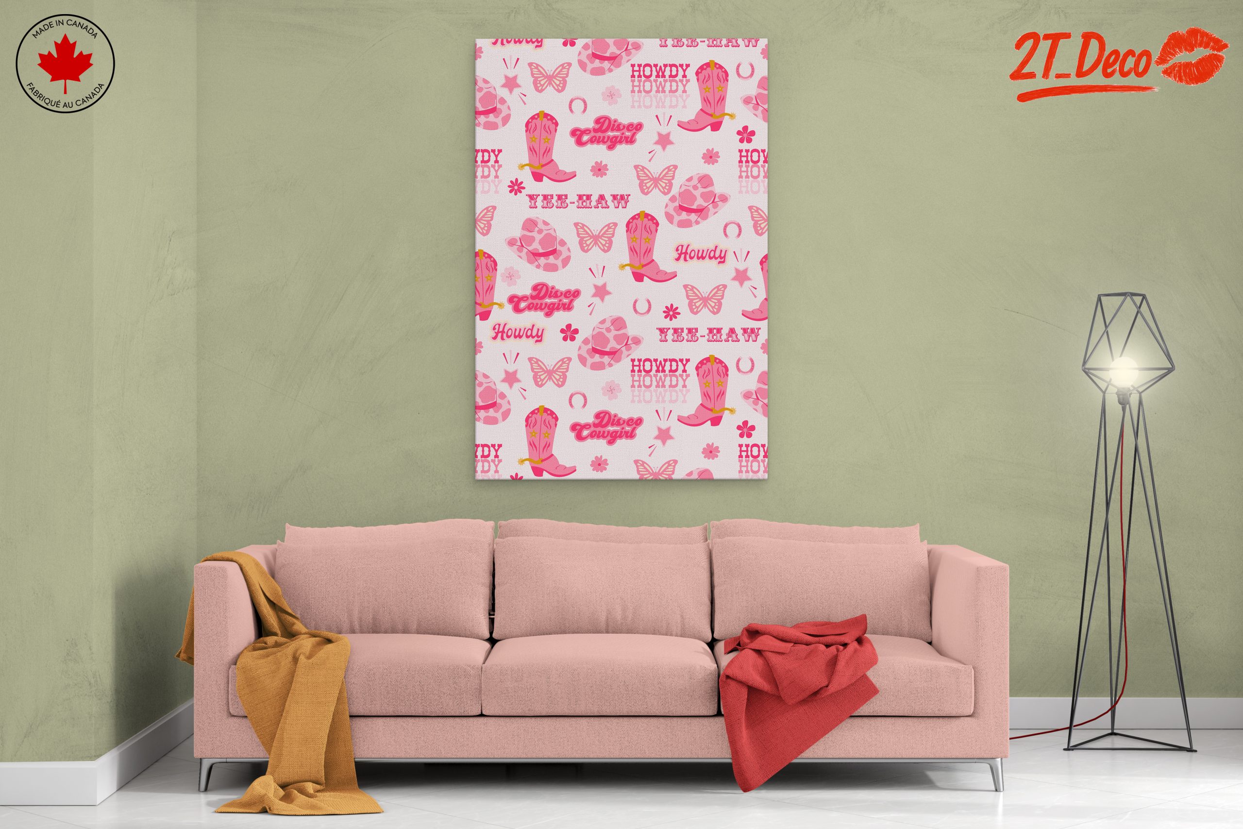 Whimsical Playful Cowboy Art - Image 2