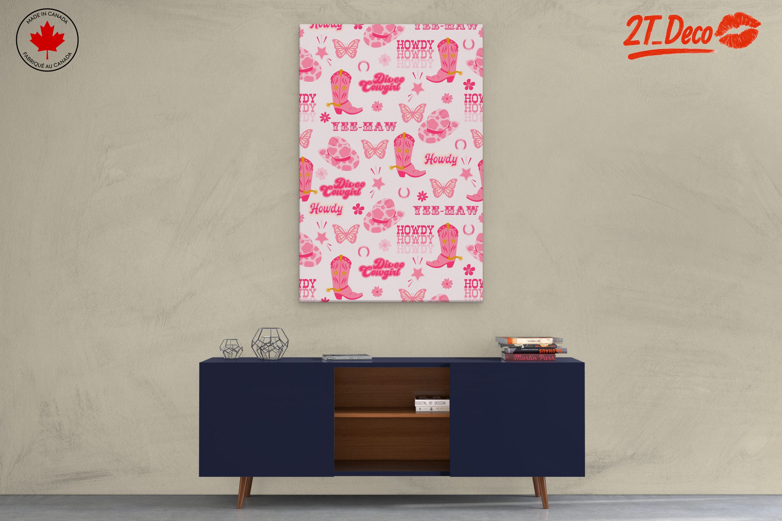 Whimsical Playful Cowboy Art - Image 3