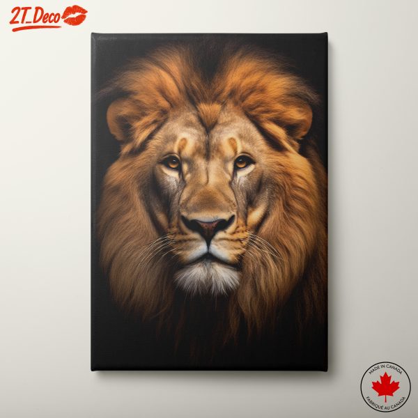 Majestic Lion Portrait Wall Art 5