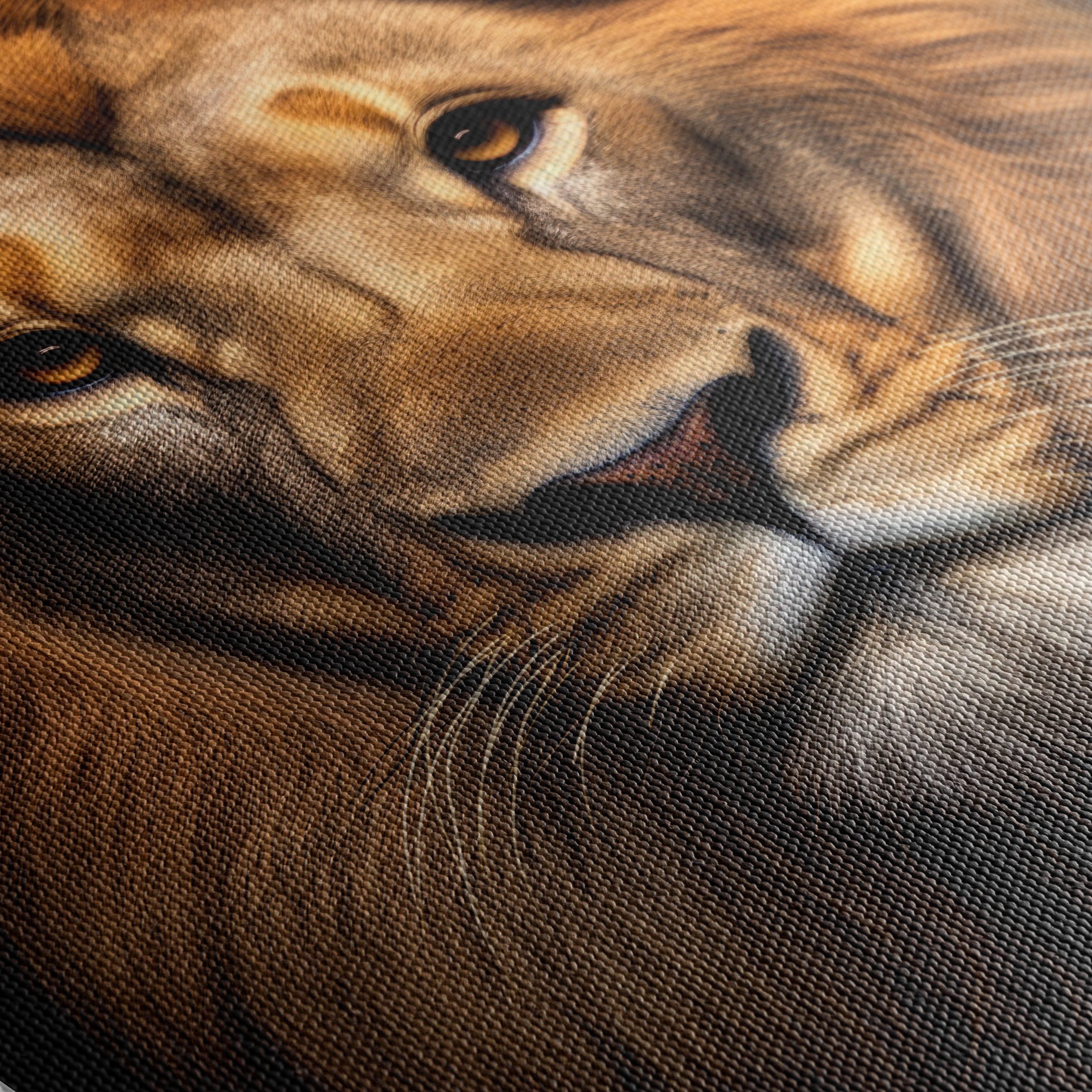 Majestic Lion Portrait Wall Art 5 - Image 5