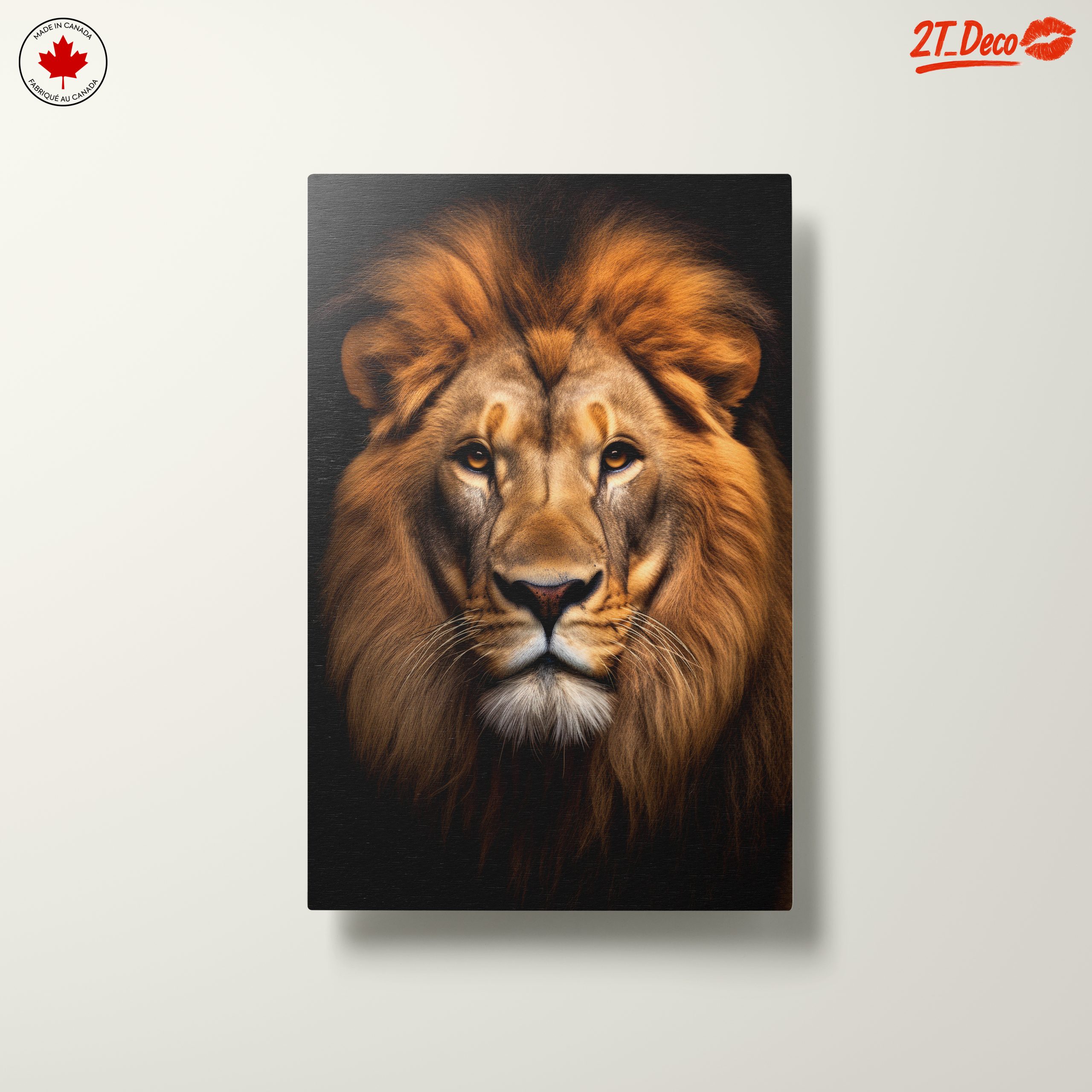 Majestic Lion Portrait Wall Art 5 - Image 10