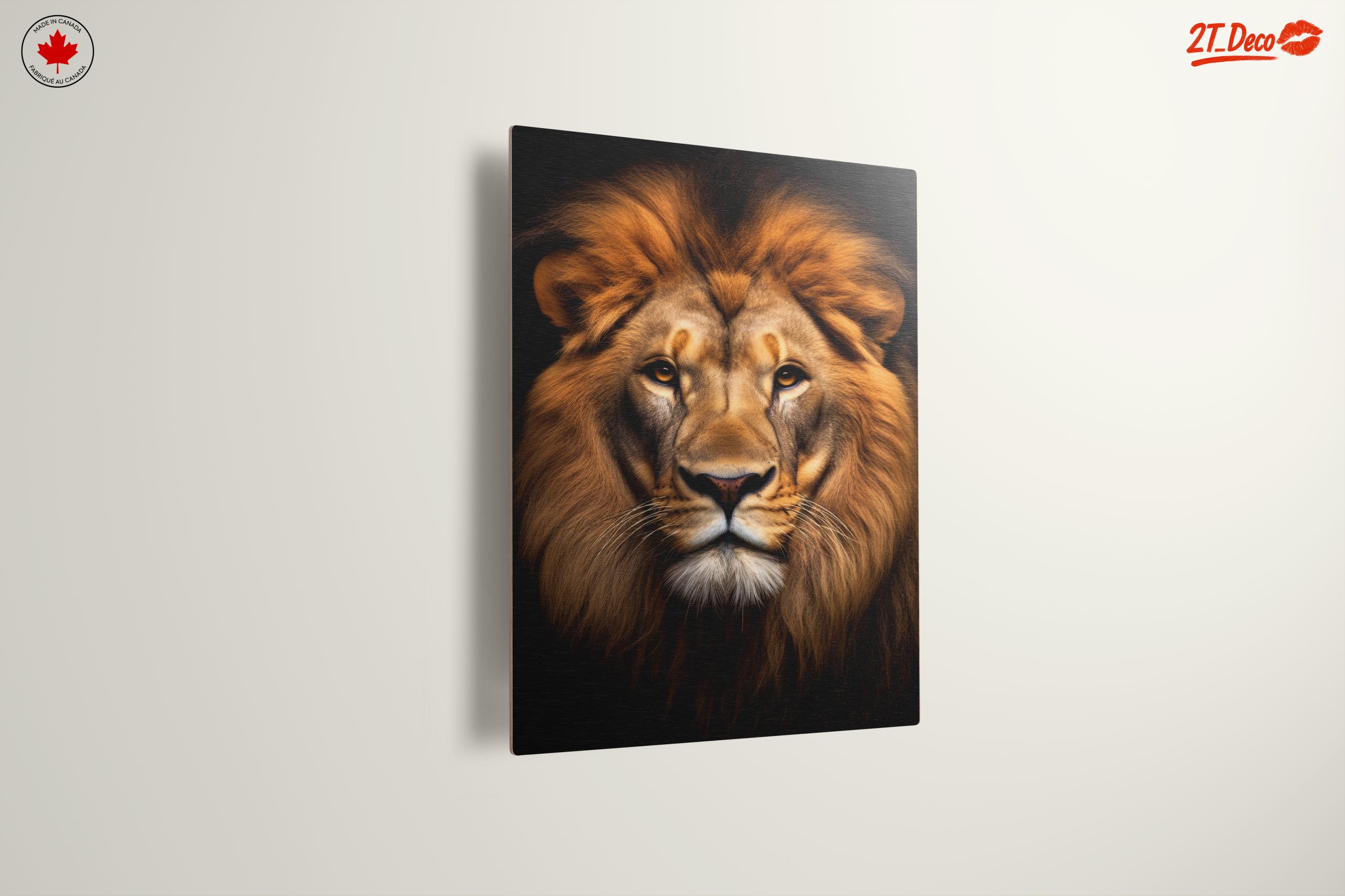 Majestic Lion Portrait Wall Art 5 - Image 13