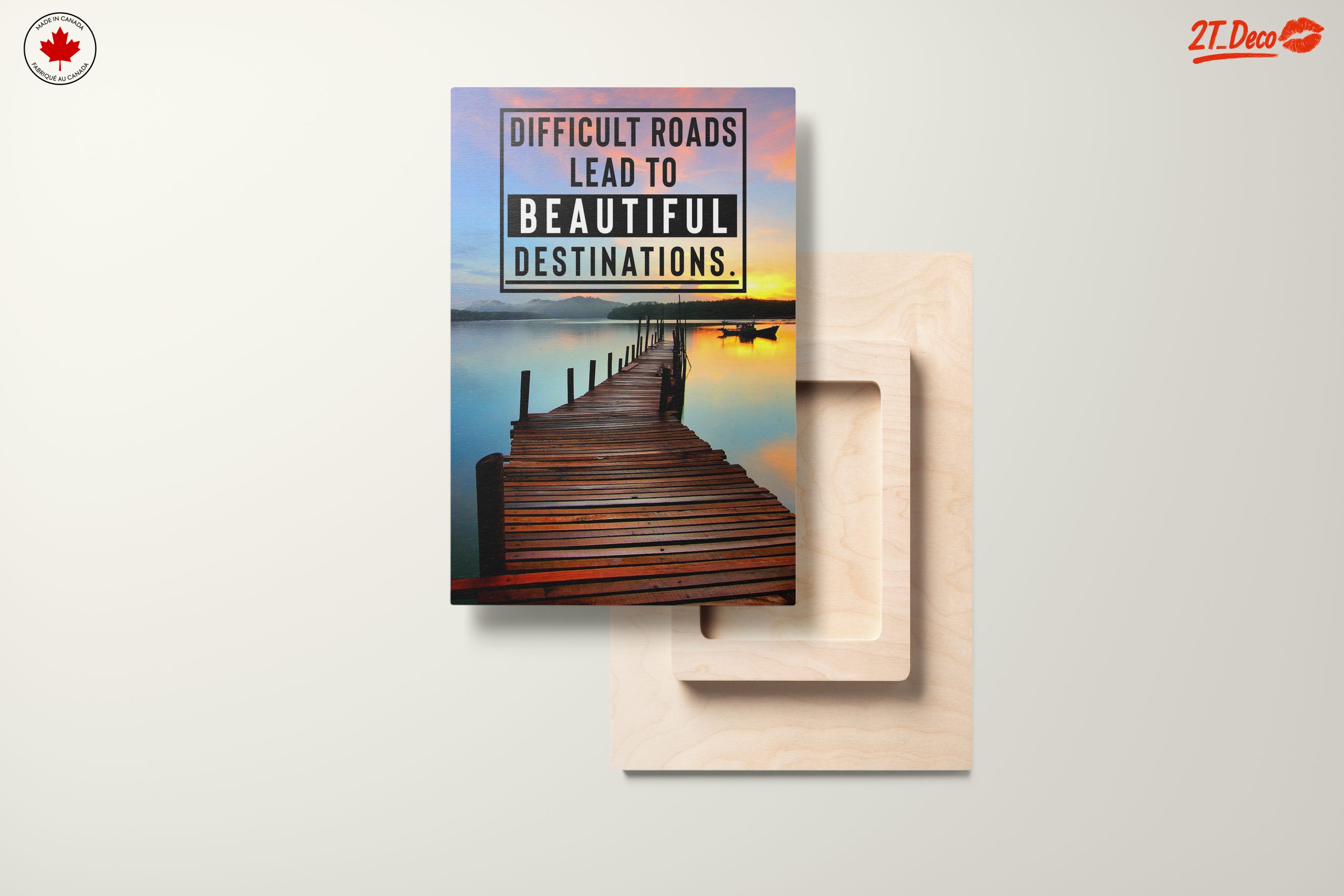 Difficult Roads Lead to Beautiful Destinations Art - Image 11