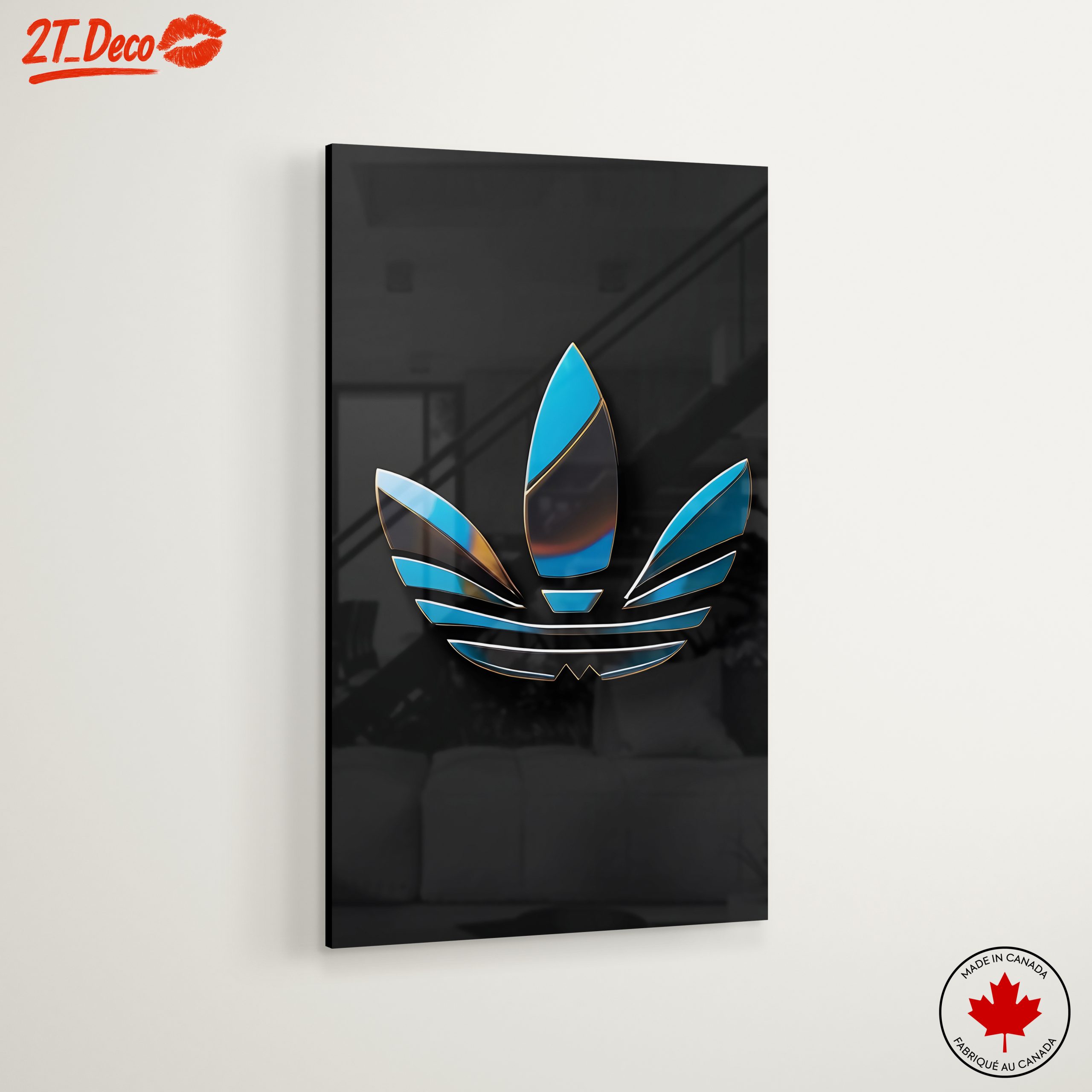 Stylish Adidas Logo Wall Art - Image 6