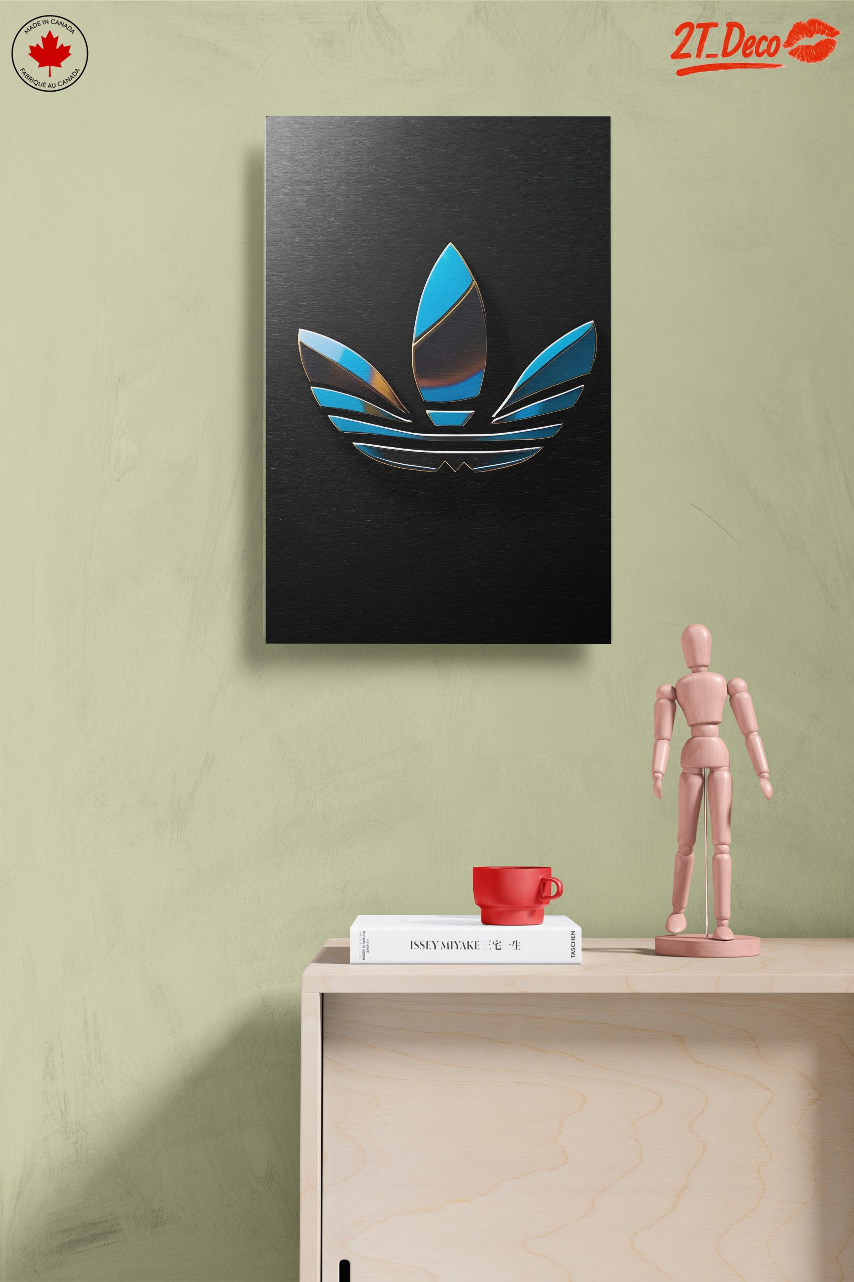 Stylish Adidas Logo Wall Art - Image 14