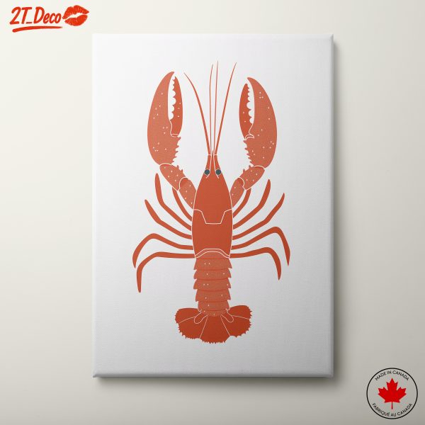 Stylized Lobster Abstract Art 2