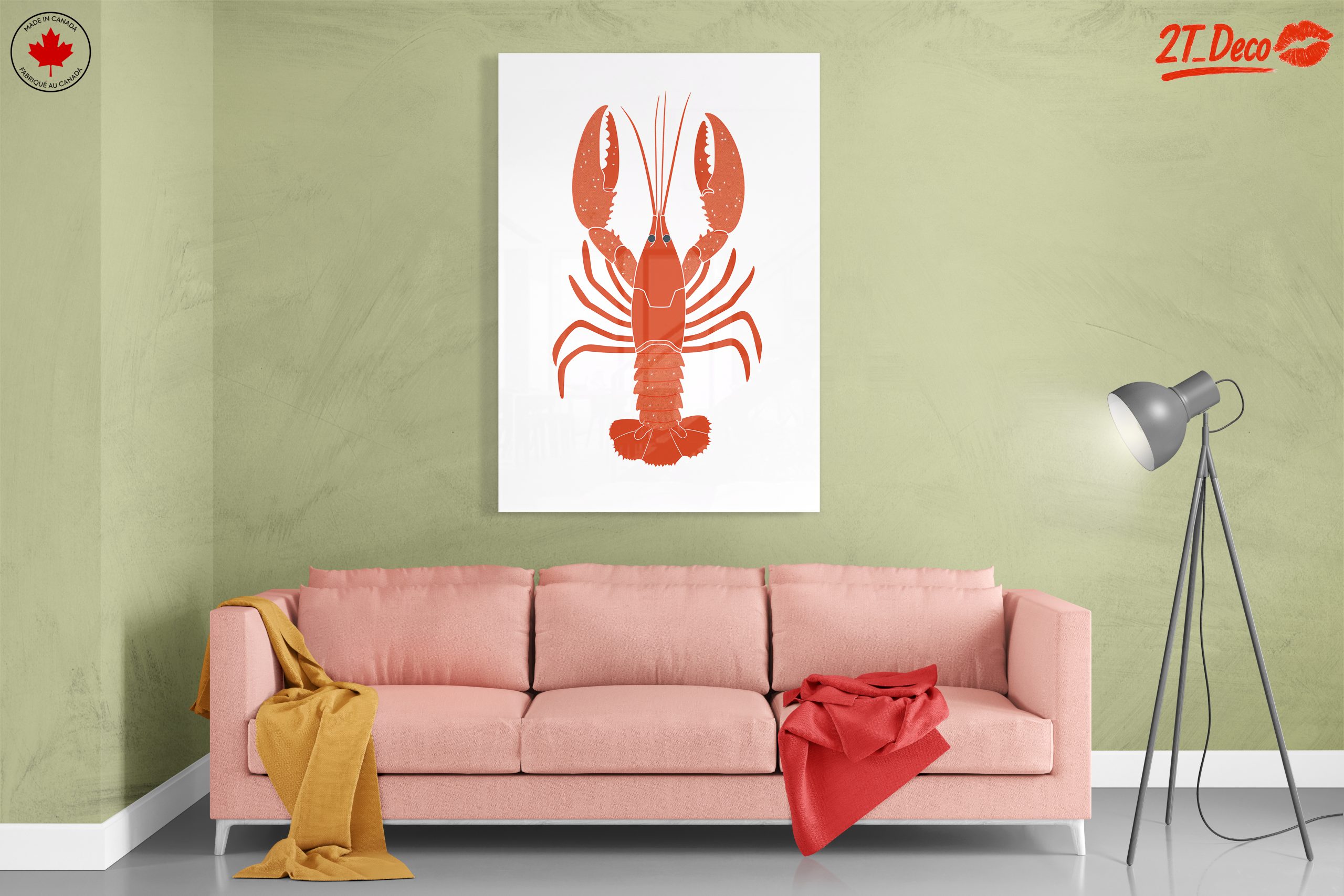 Stylized Lobster Abstract Art 2 - Image 7