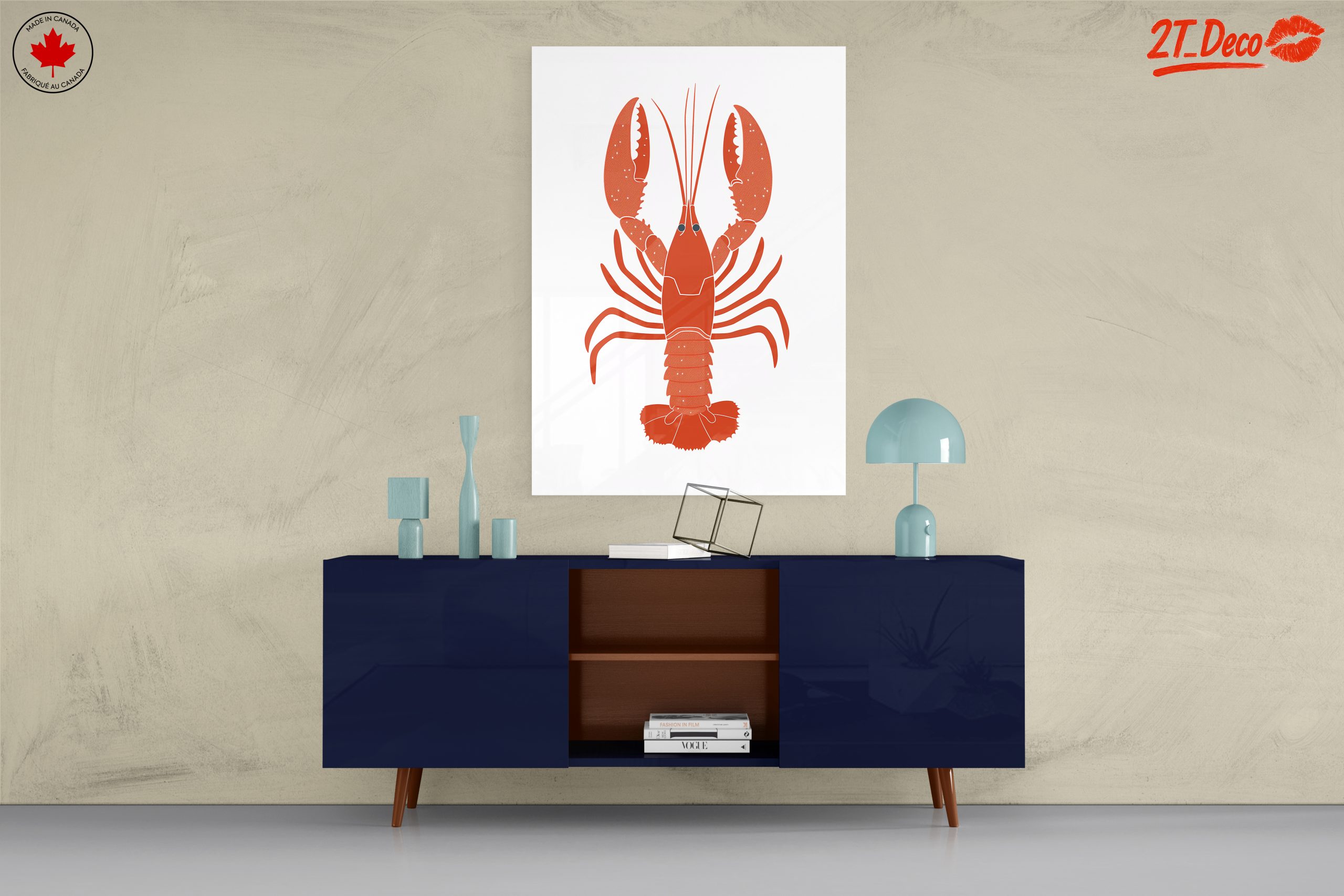 Stylized Lobster Abstract Art 2 - Image 8