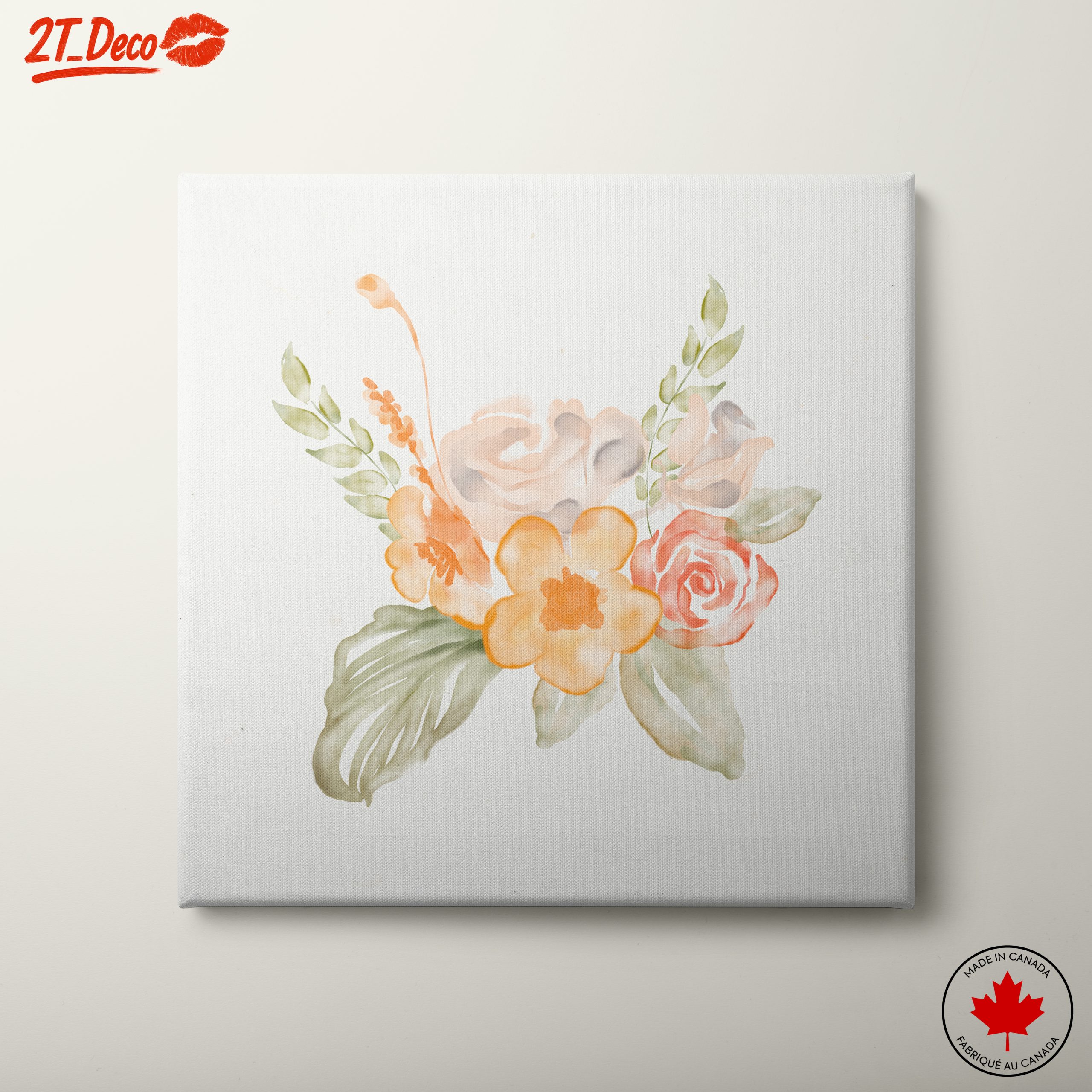 Elegant Floral Arrangement in Watercolor