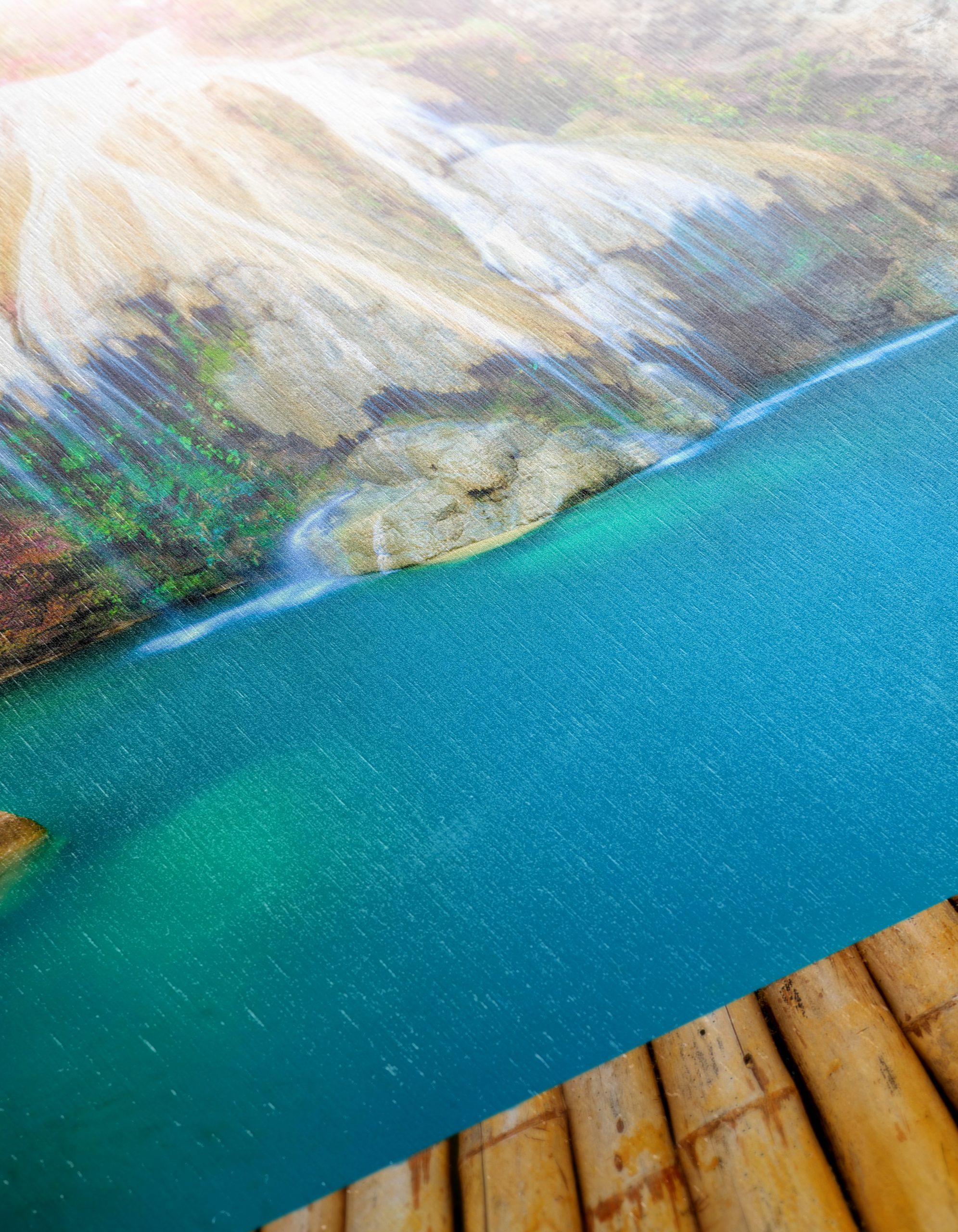 Serene Waterfall in a Colorful Forest - Image 12