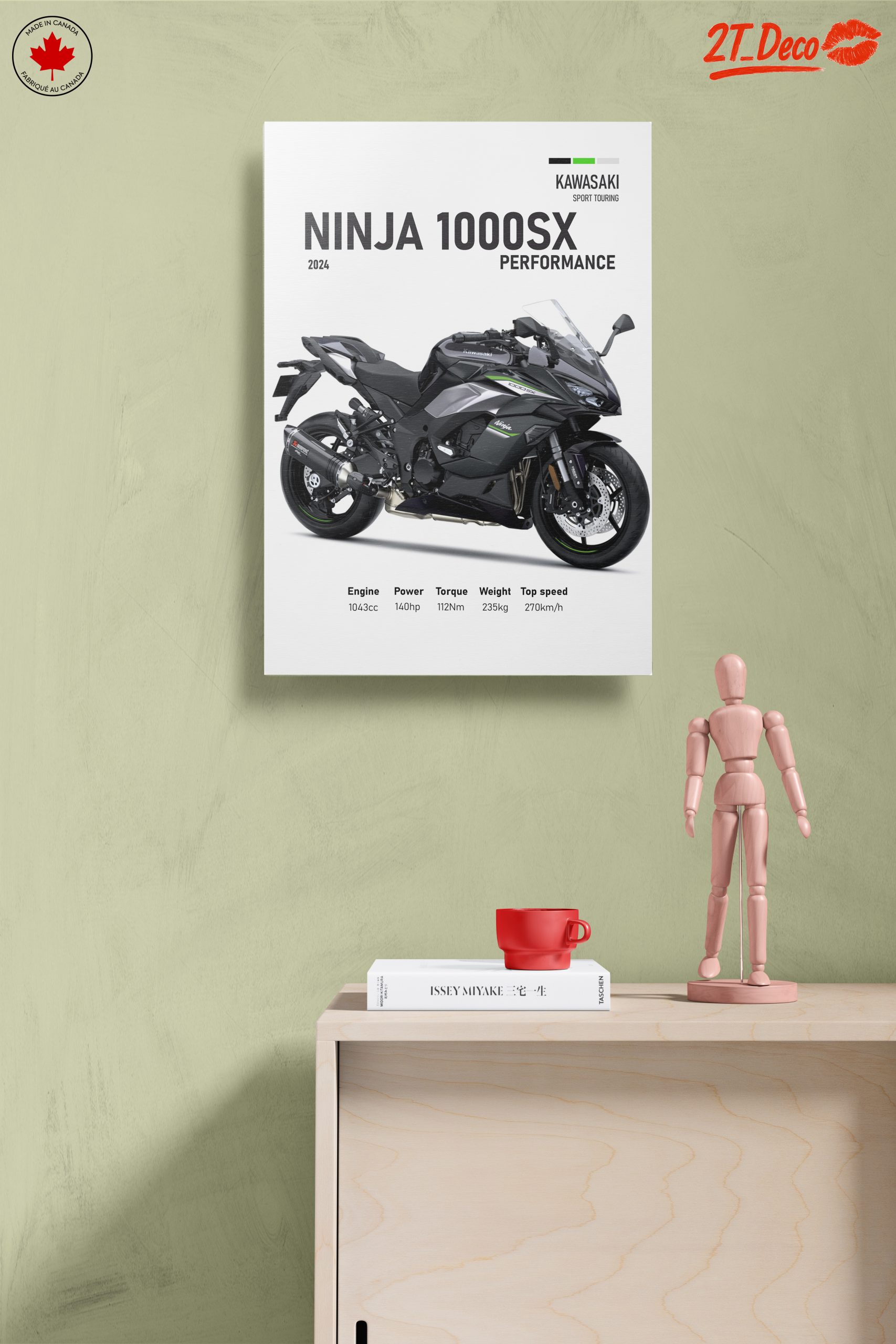 Kawasaki Ninja 1000SX 2024 Motorcycle Art - Image 14
