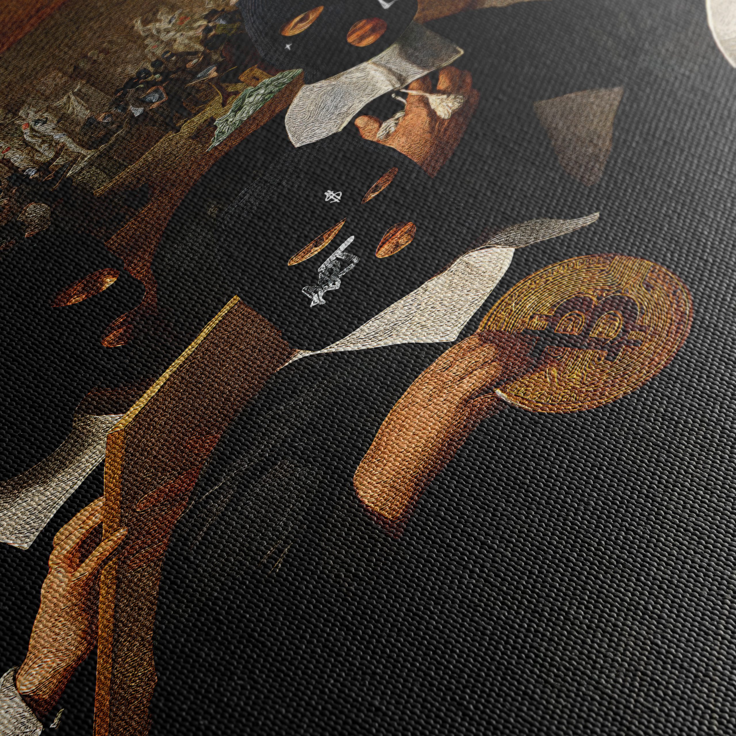 Contemporary Satirical Artwork Featuring Figures - Image 5