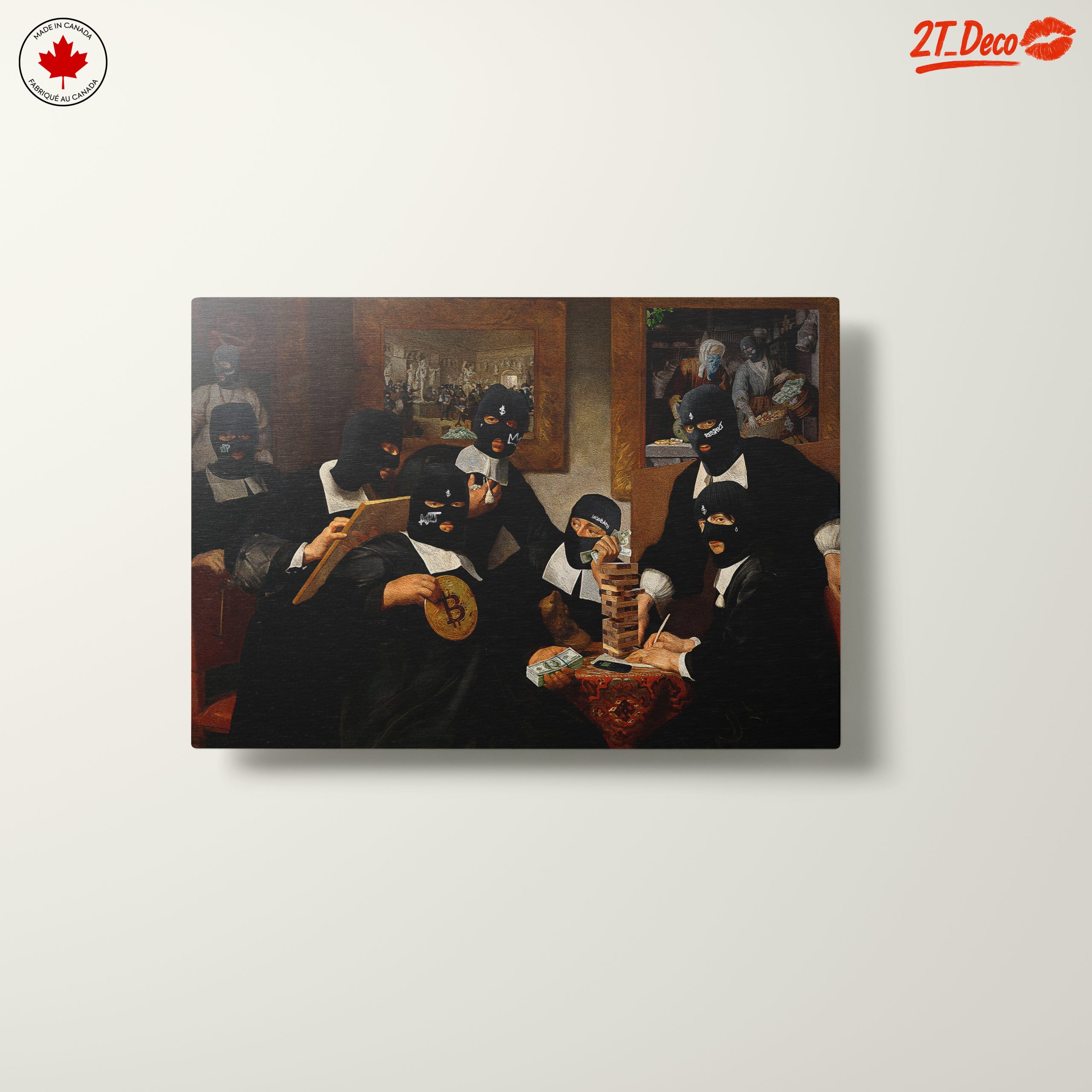 Contemporary Satirical Artwork Featuring Figures - Image 10