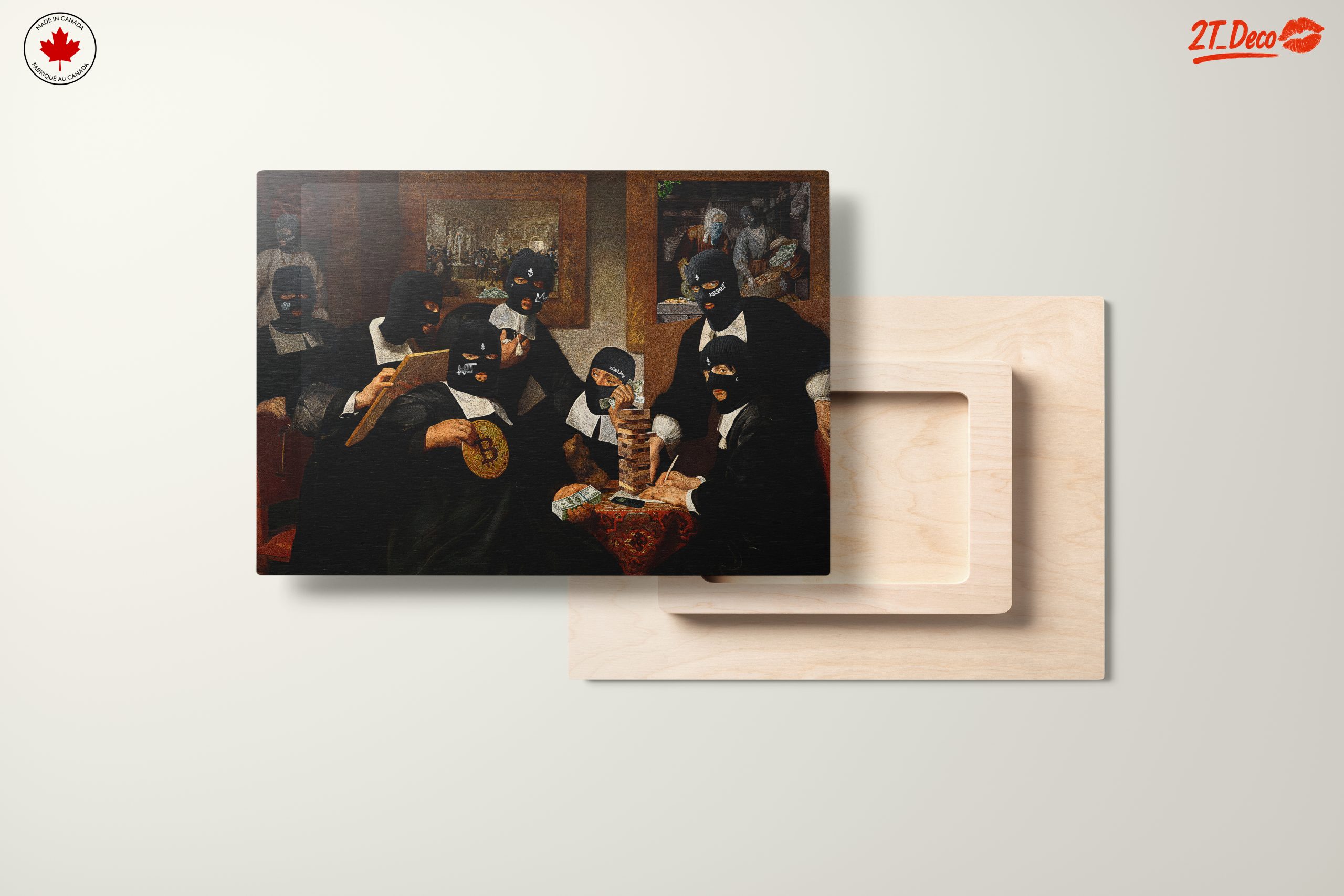 Contemporary Satirical Artwork Featuring Figures - Image 11