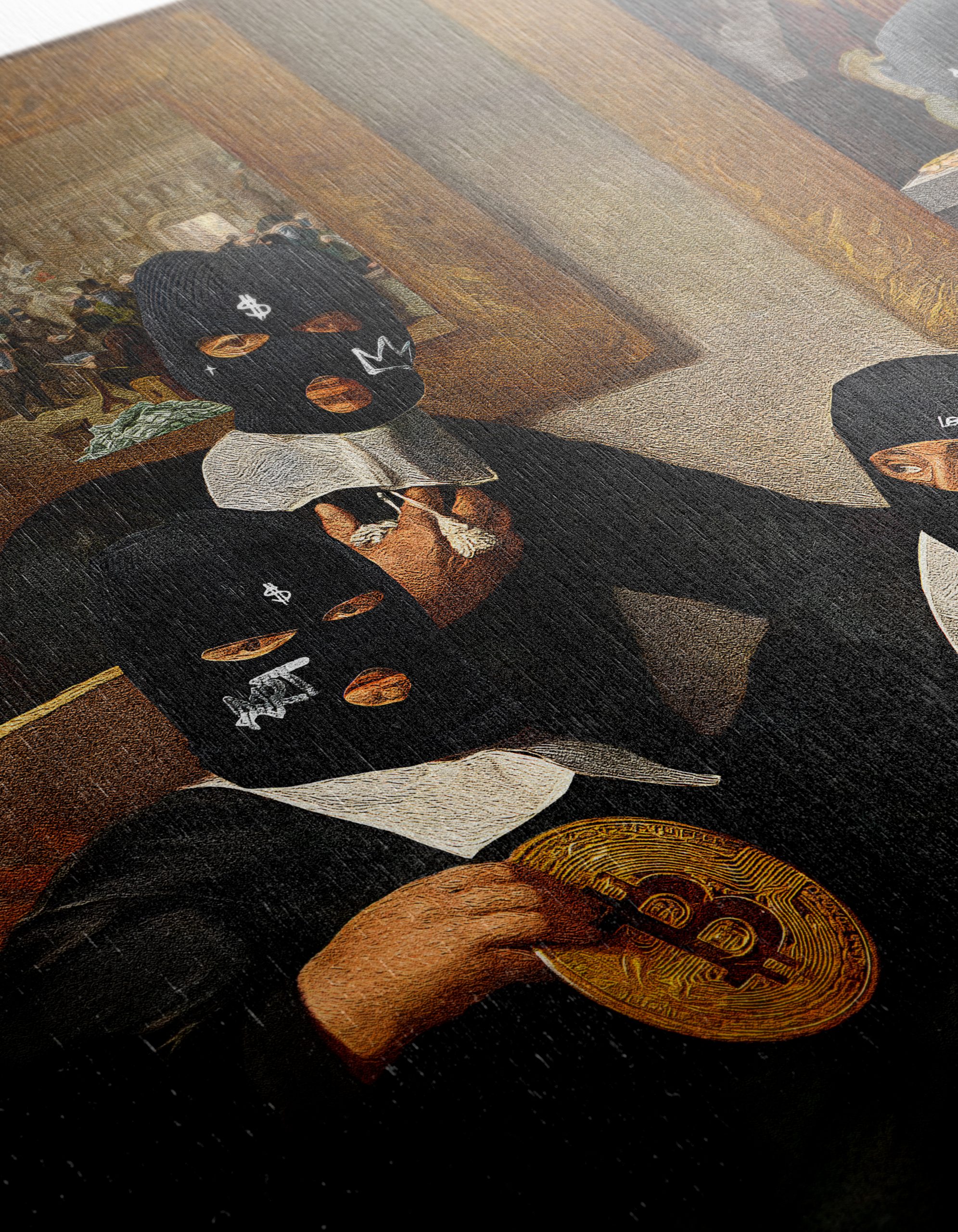Contemporary Satirical Artwork Featuring Figures - Image 12