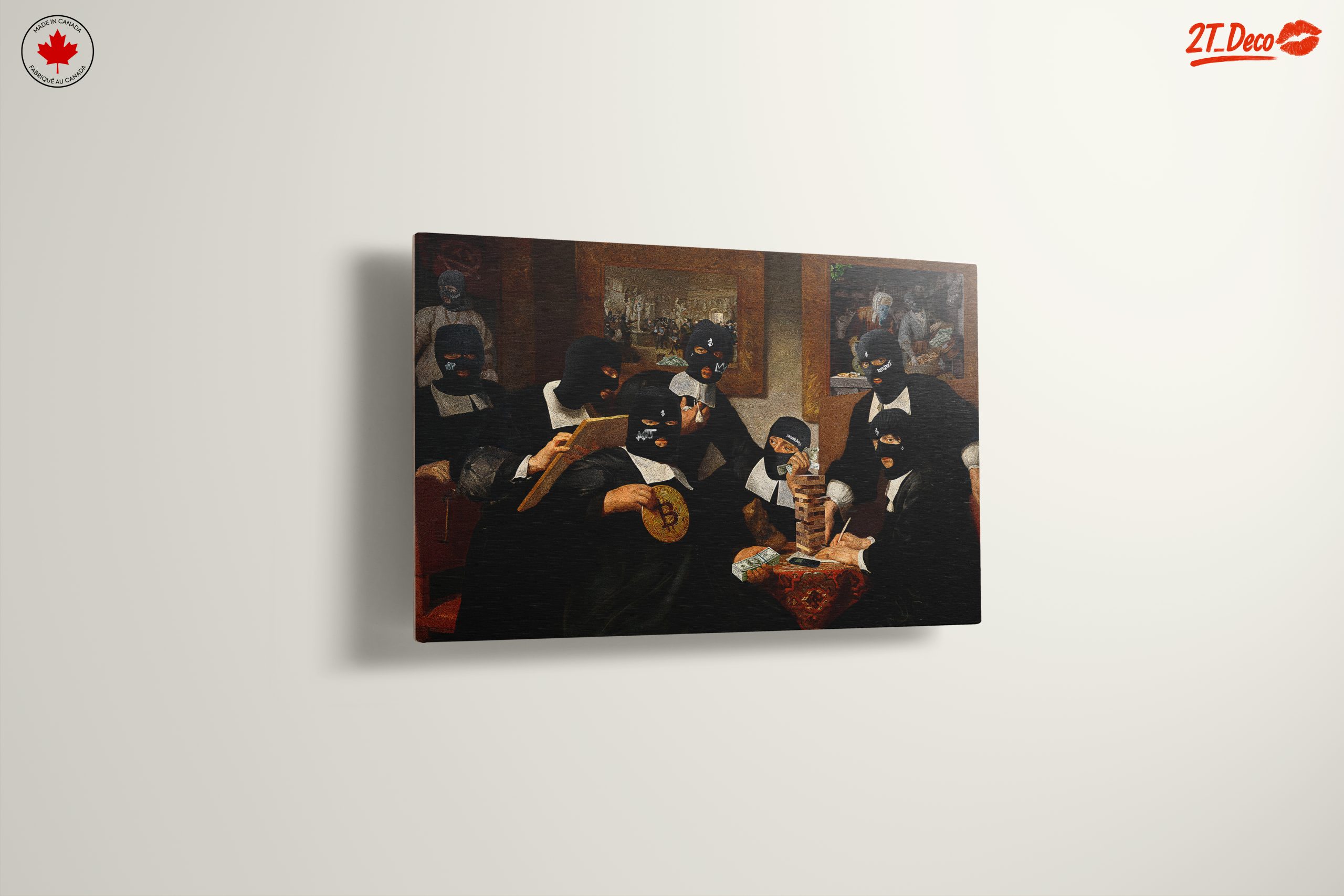 Contemporary Satirical Artwork Featuring Figures - Image 13