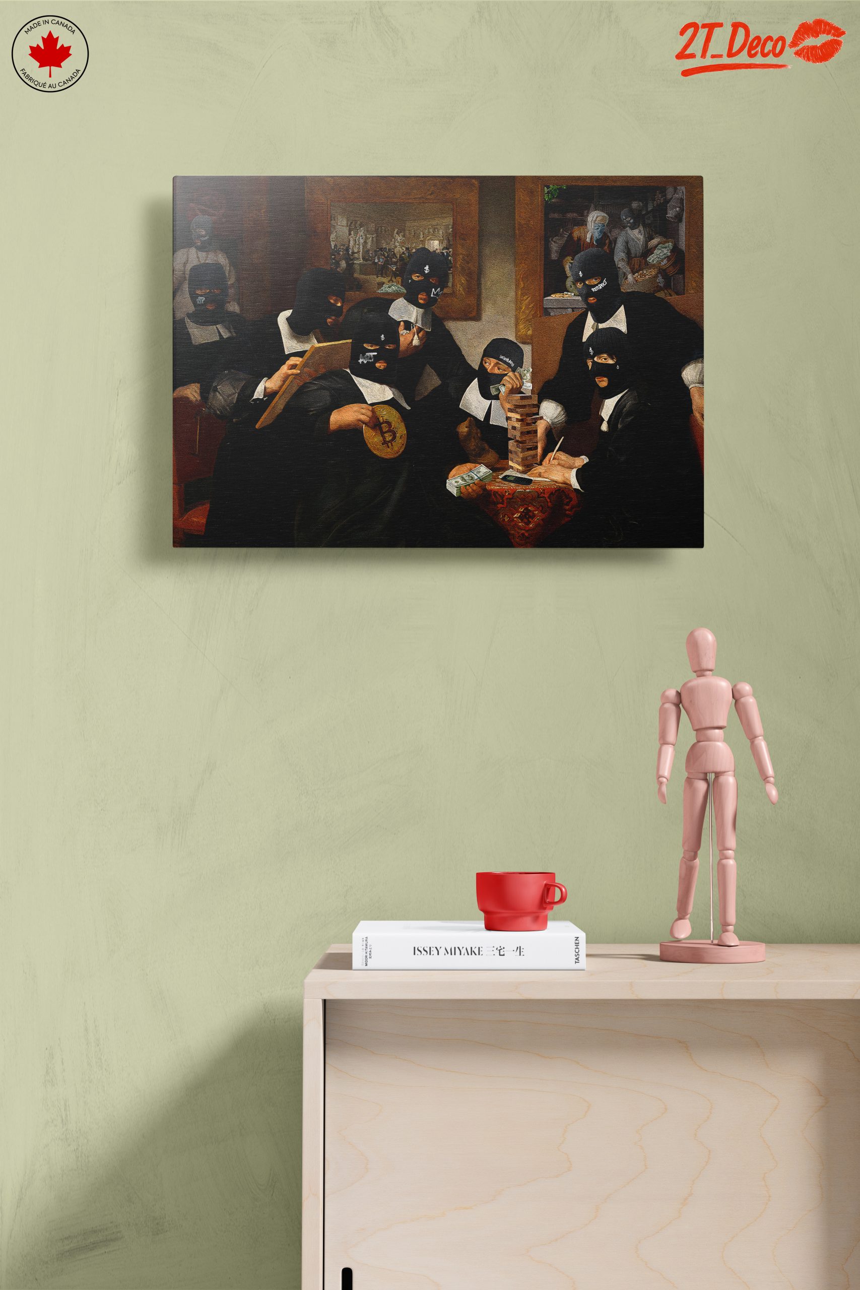 Contemporary Satirical Artwork Featuring Figures - Image 14