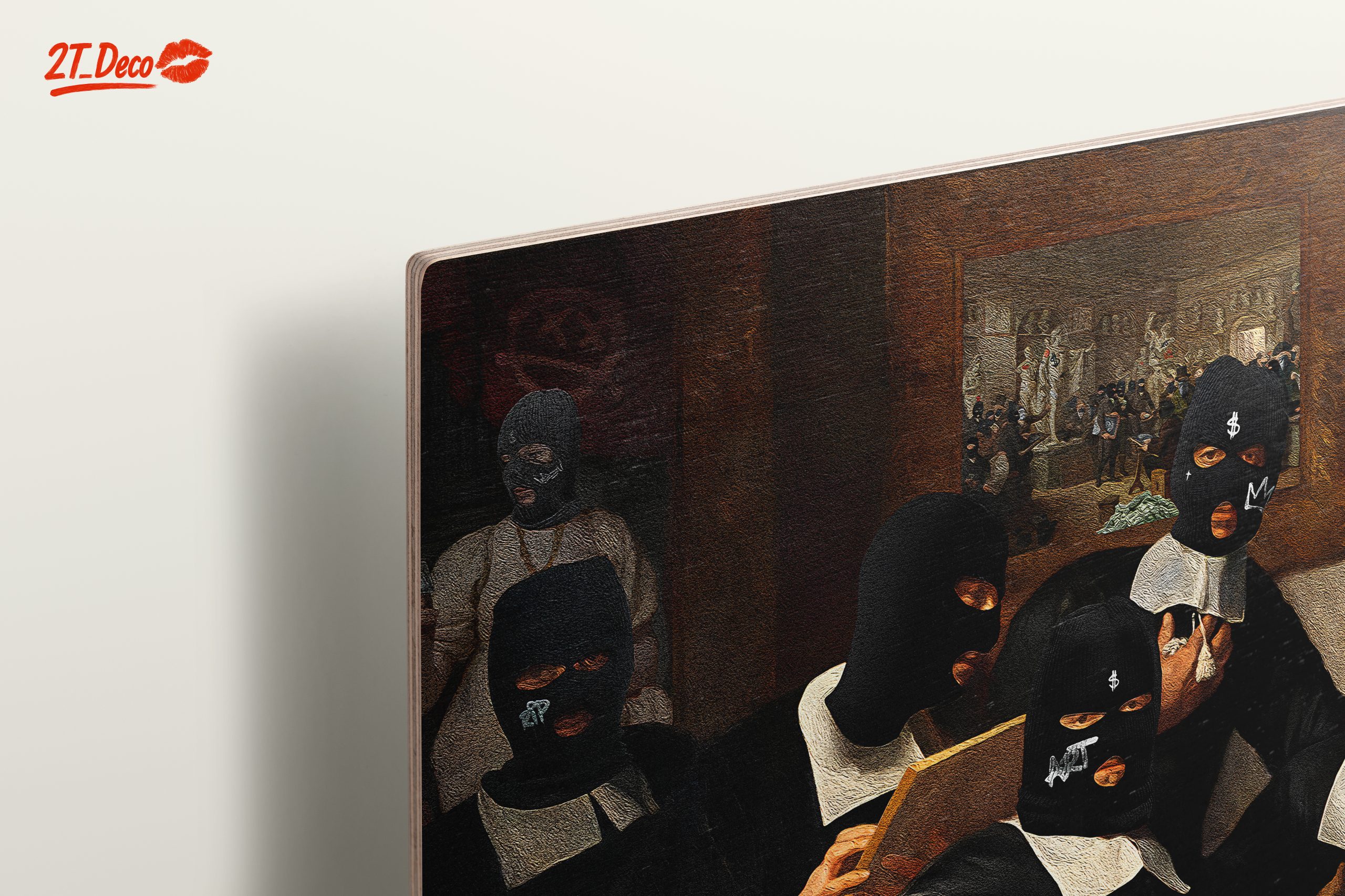 Contemporary Satirical Artwork Featuring Figures - Image 15