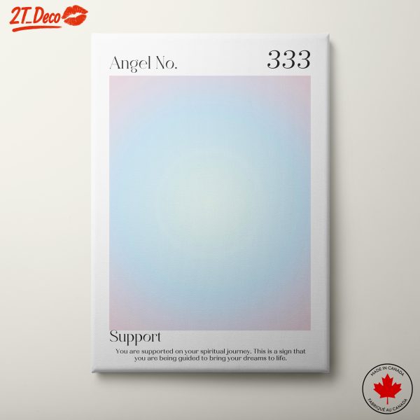 Angel Number 333 Spiritual Support Art
