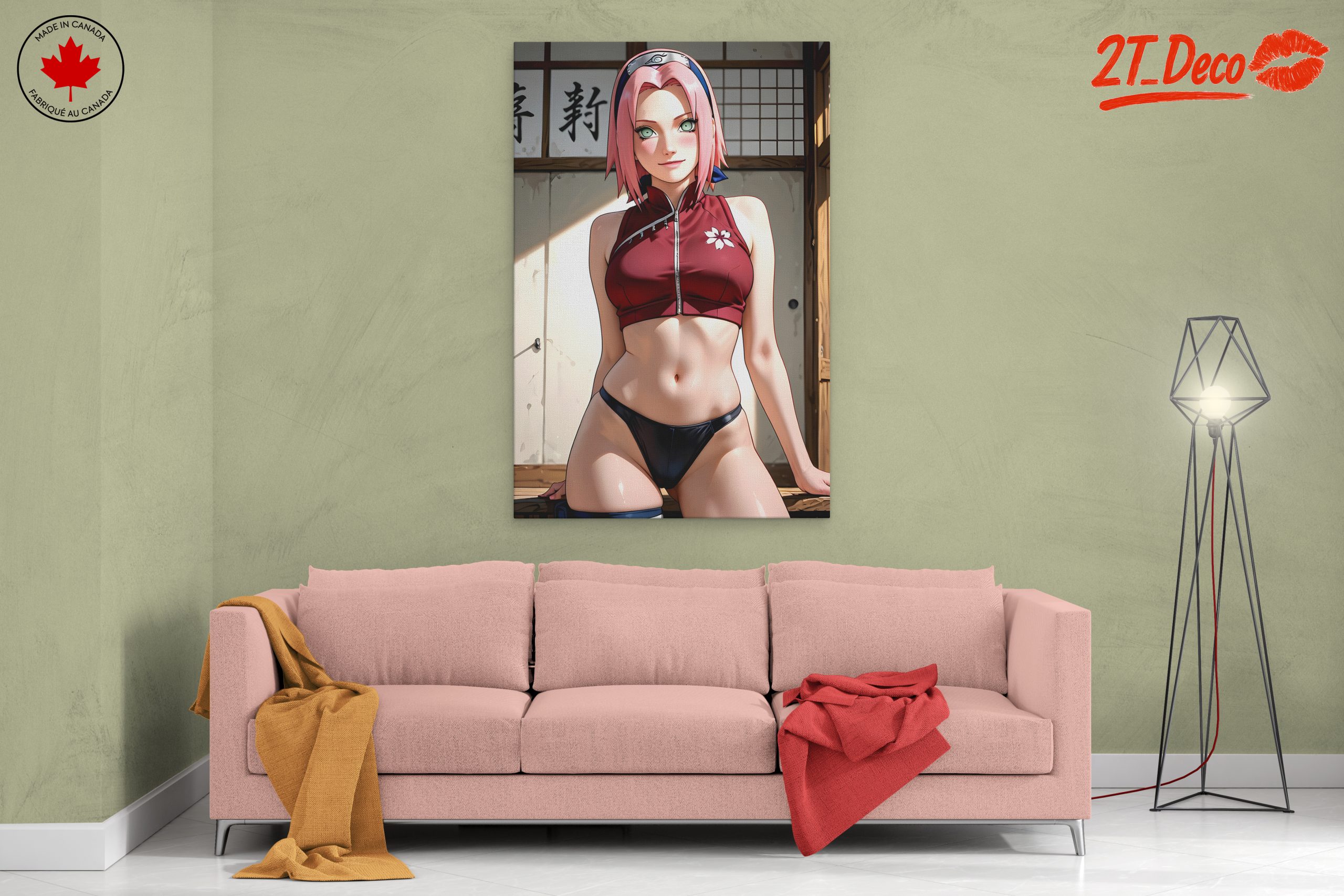 Sakura Haruno from Naruto in Traditional Setting - Image 2