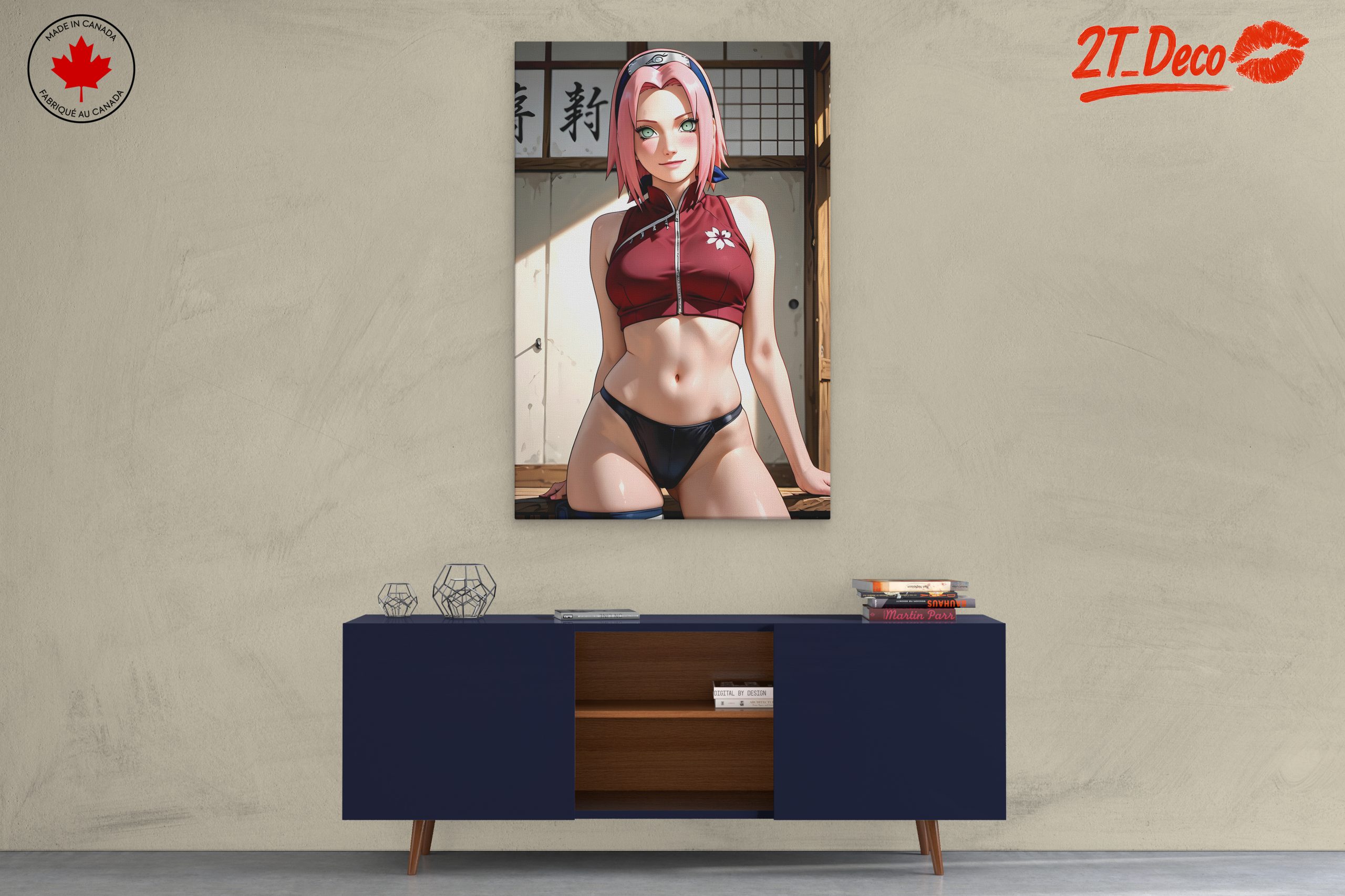 Sakura Haruno from Naruto in Traditional Setting - Image 3