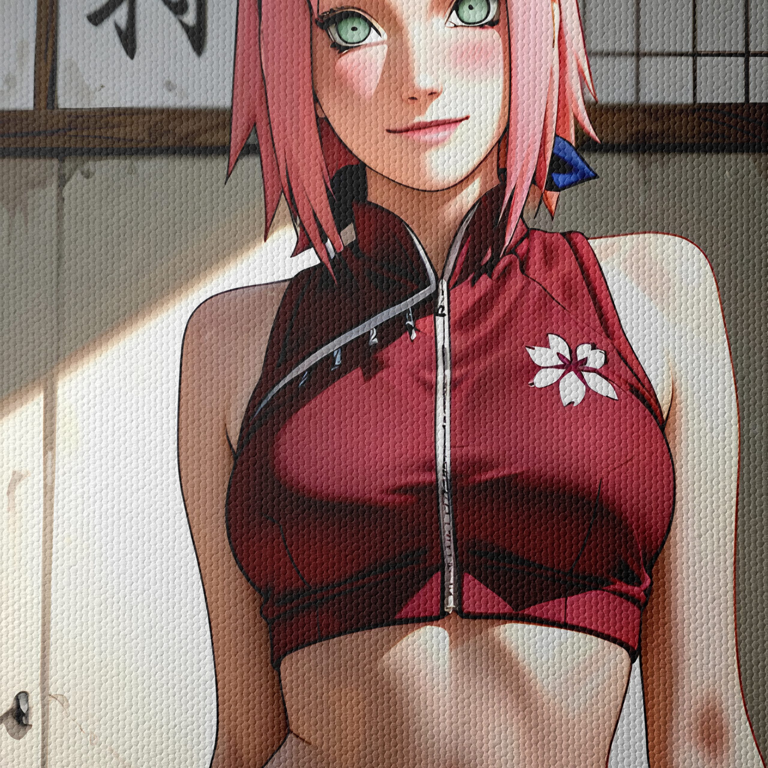 Sakura Haruno from Naruto in Traditional Setting - Image 4