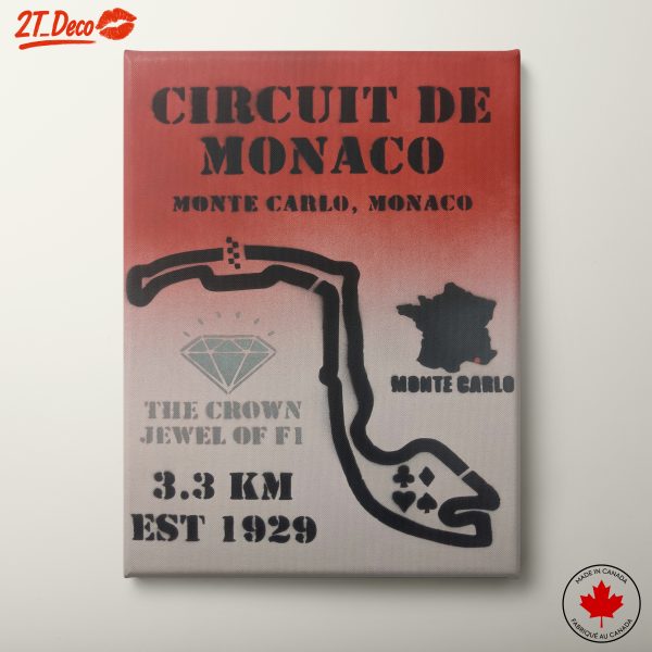 Circuit de Monaco F1 Art