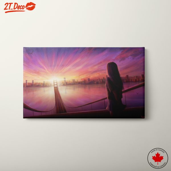 Dreamy Cityscape at Sunset 2