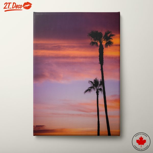 Palm Trees at Sunset