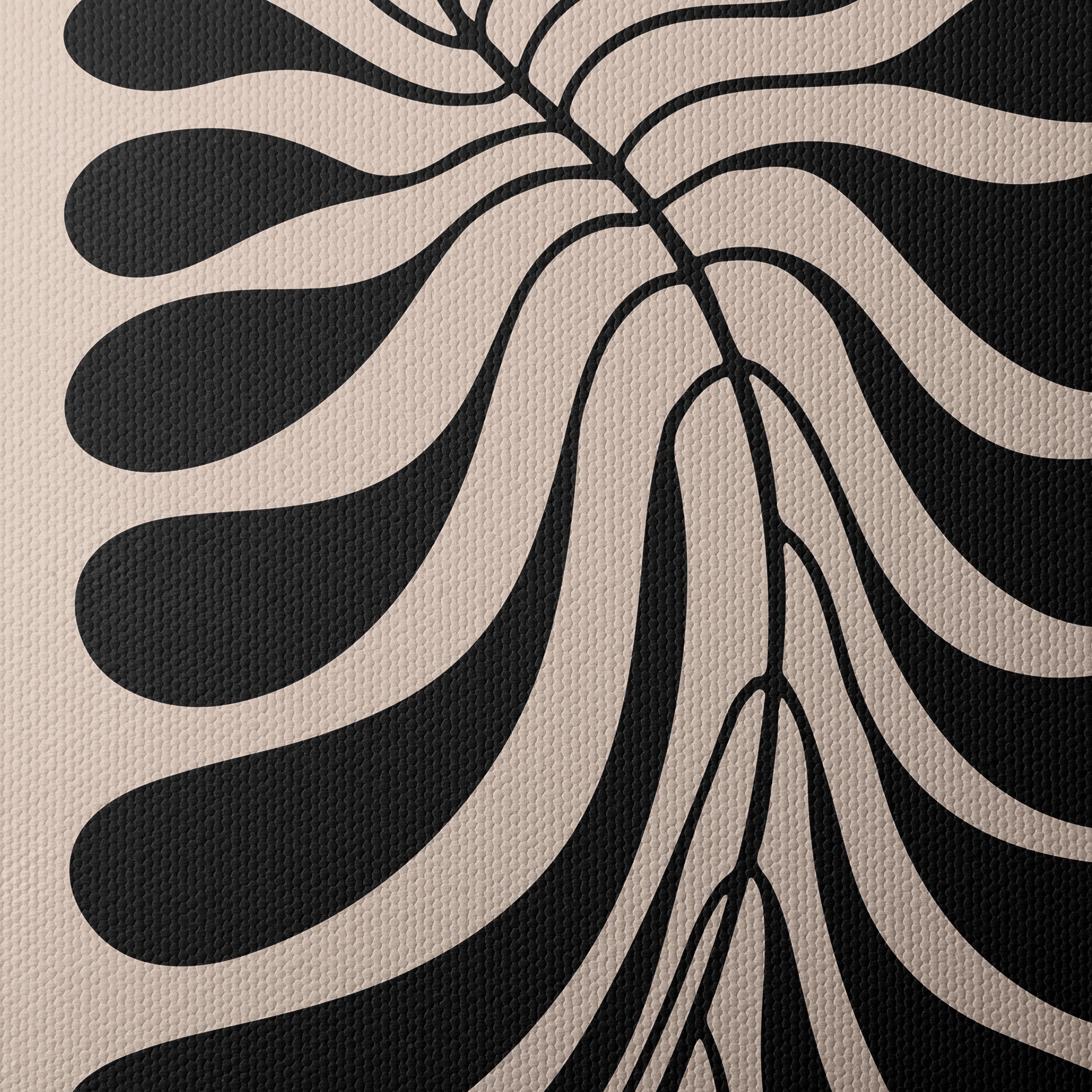 Stylized Black Botanical Design for Modern Spaces - Image 4