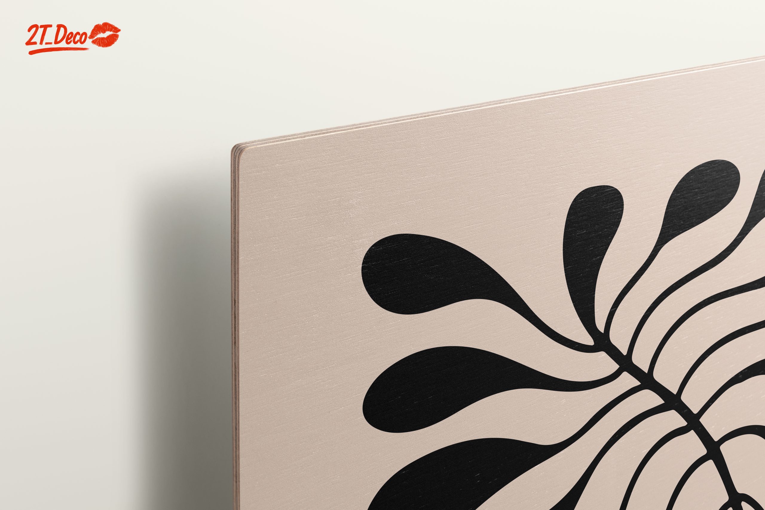 Stylized Black Botanical Design for Modern Spaces - Image 15