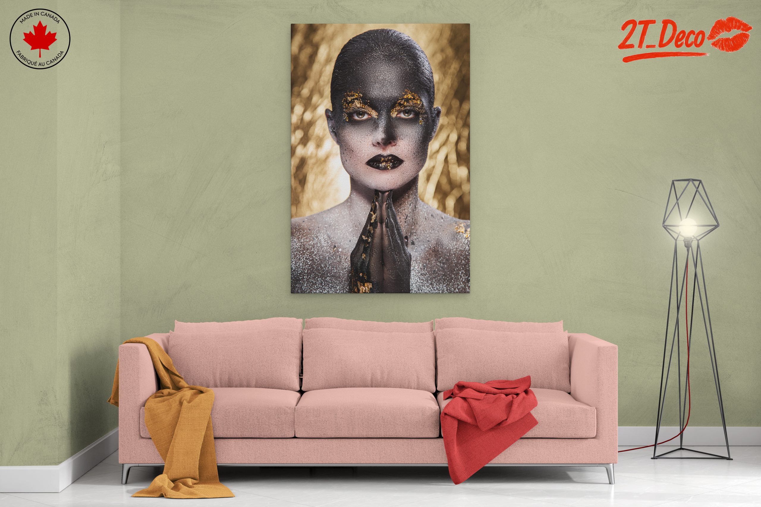 Striking Glamorous Portrait Art - Image 2