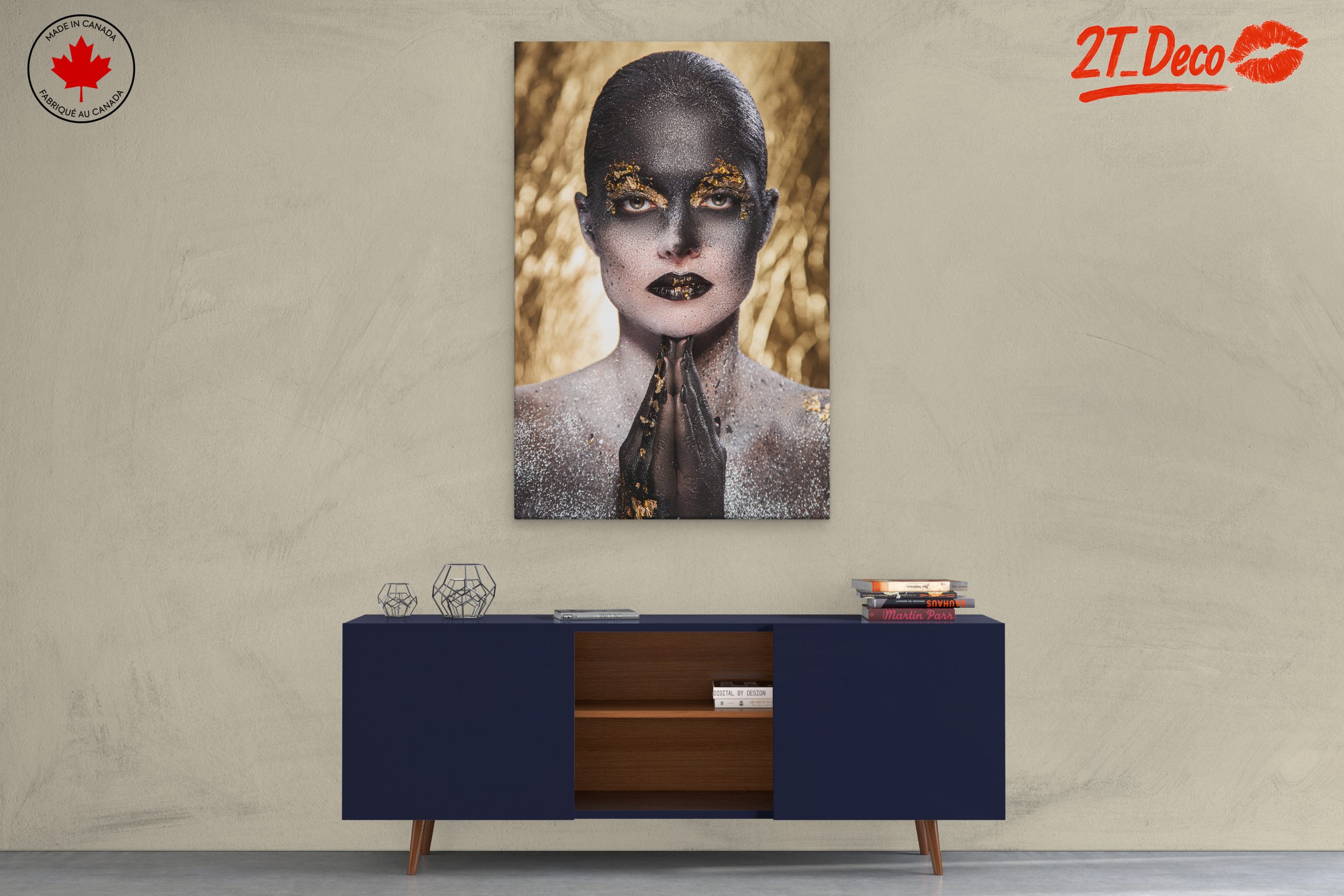 Striking Glamorous Portrait Art - Image 3