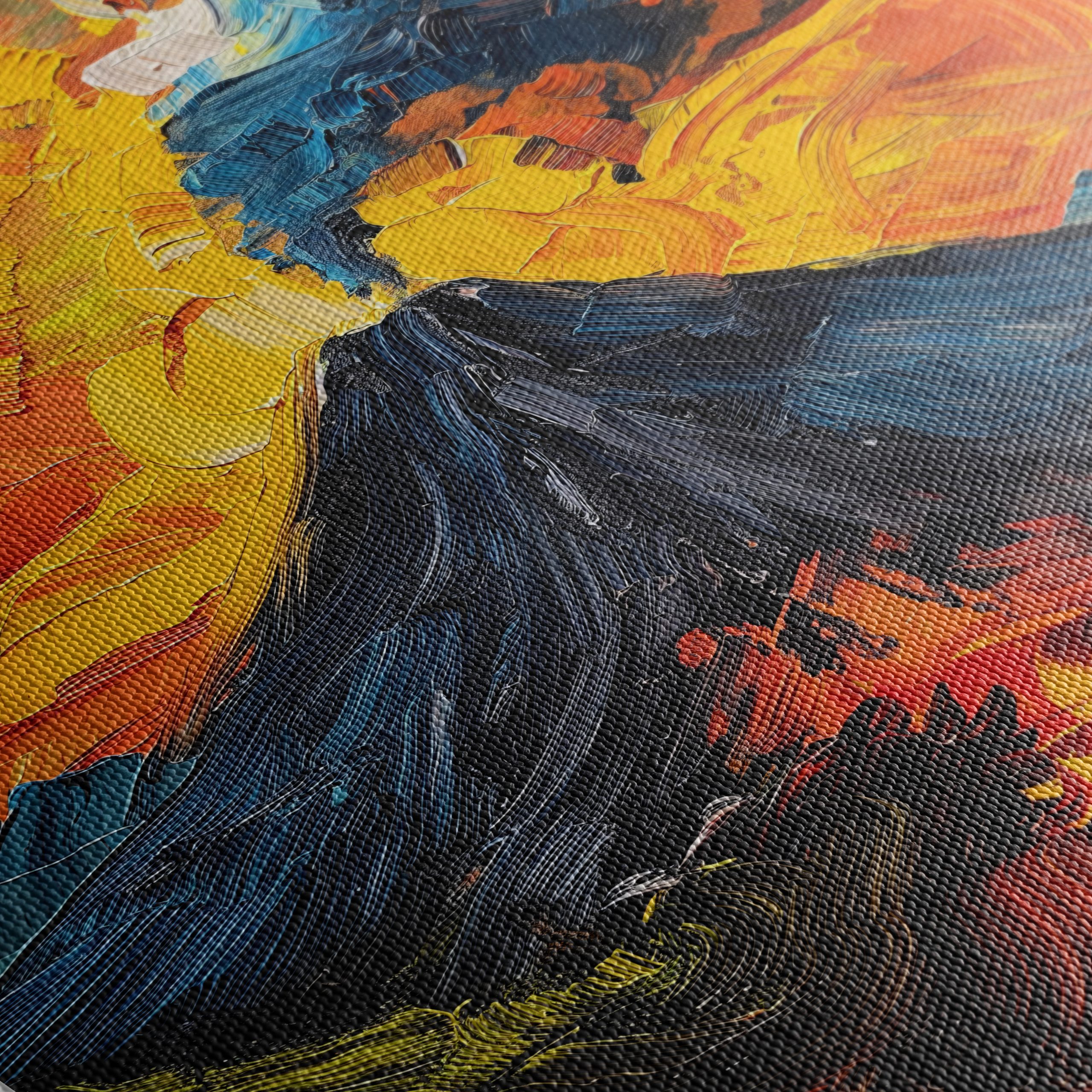 Volcano Erupting Under Colorful Skies - Image 5