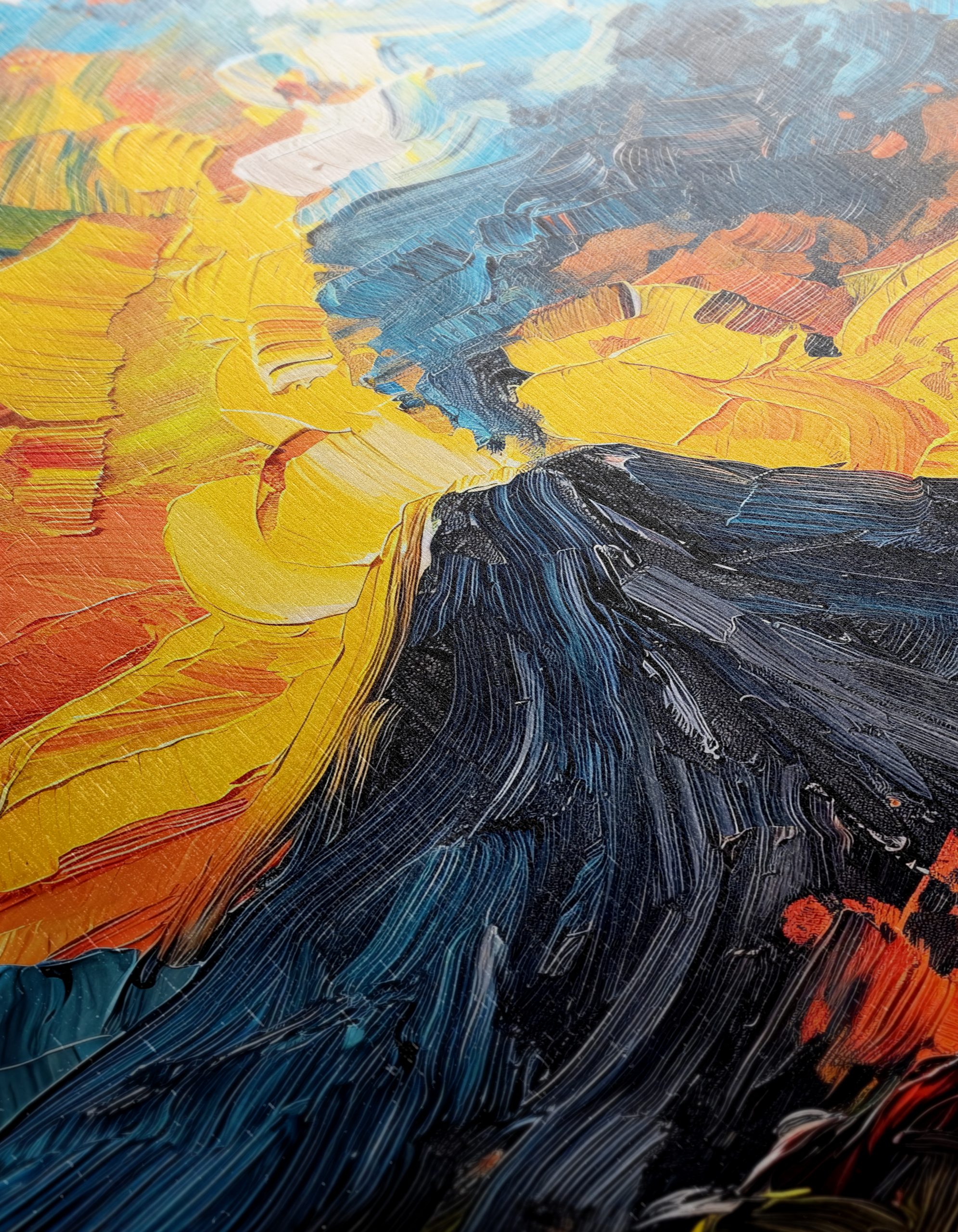 Volcano Erupting Under Colorful Skies - Image 12