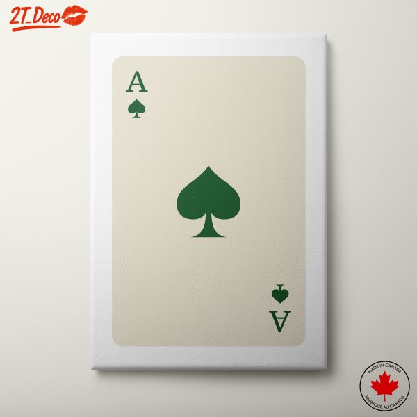 Ace of Spades Playing Card Art 5