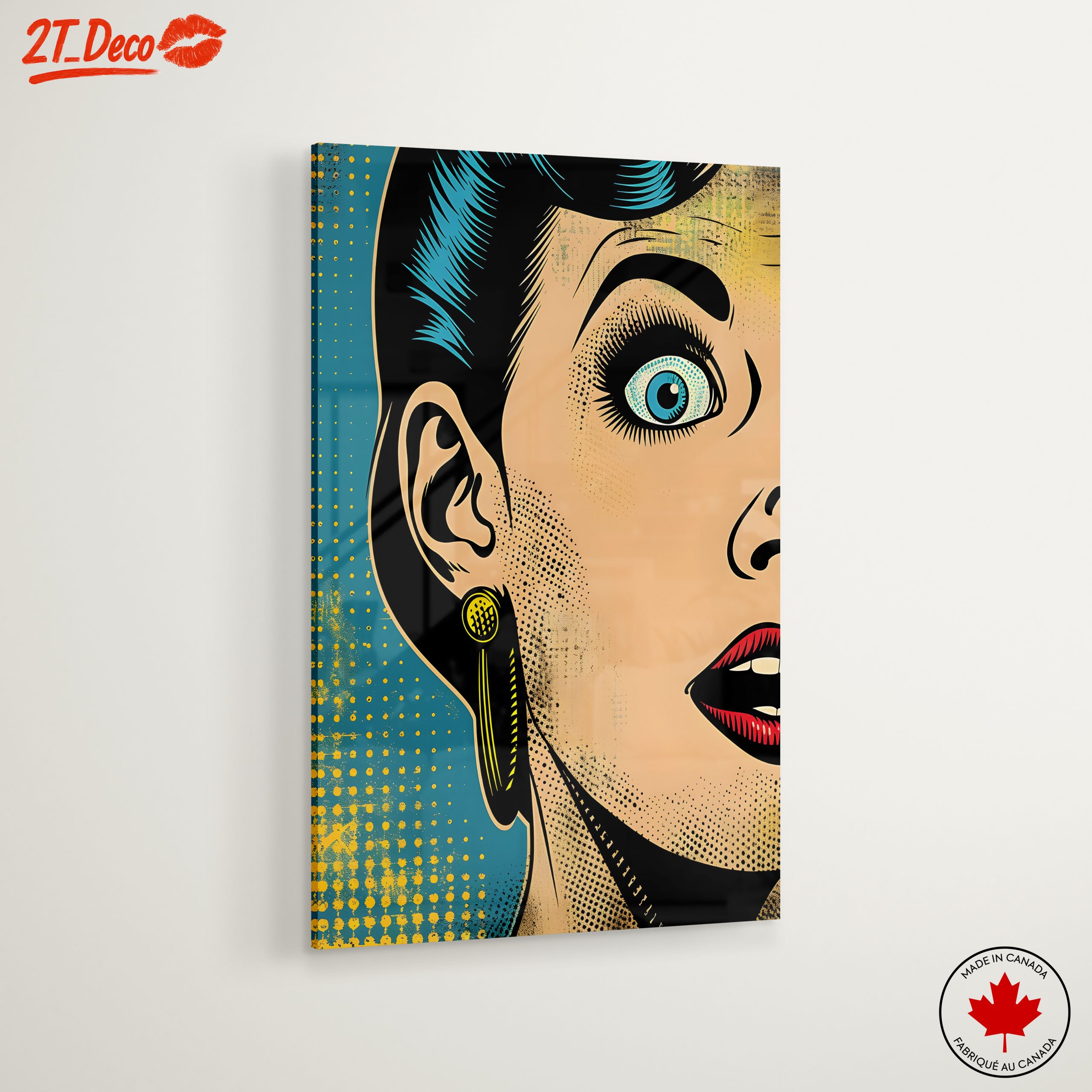 Surprised Woman in Pop Art Style - Image 6