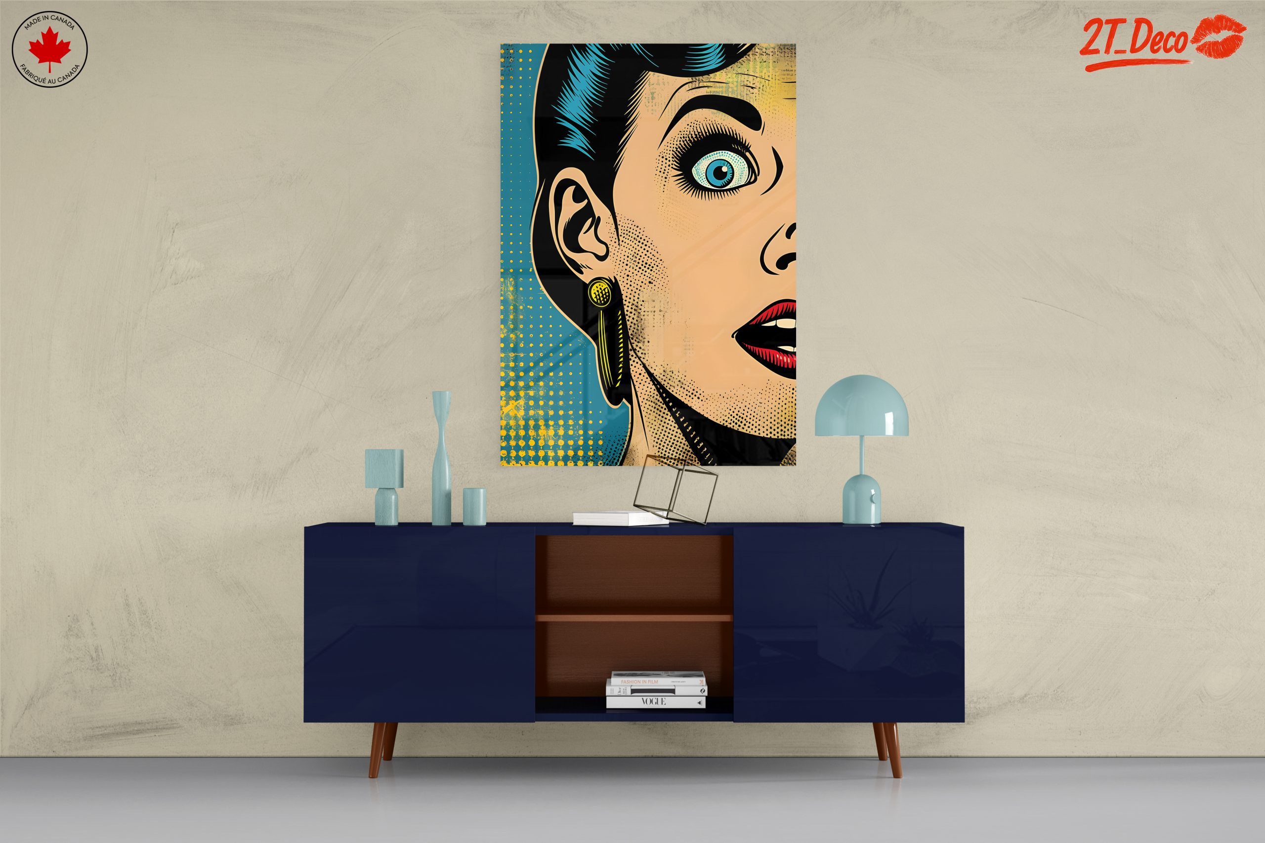 Surprised Woman in Pop Art Style - Image 8