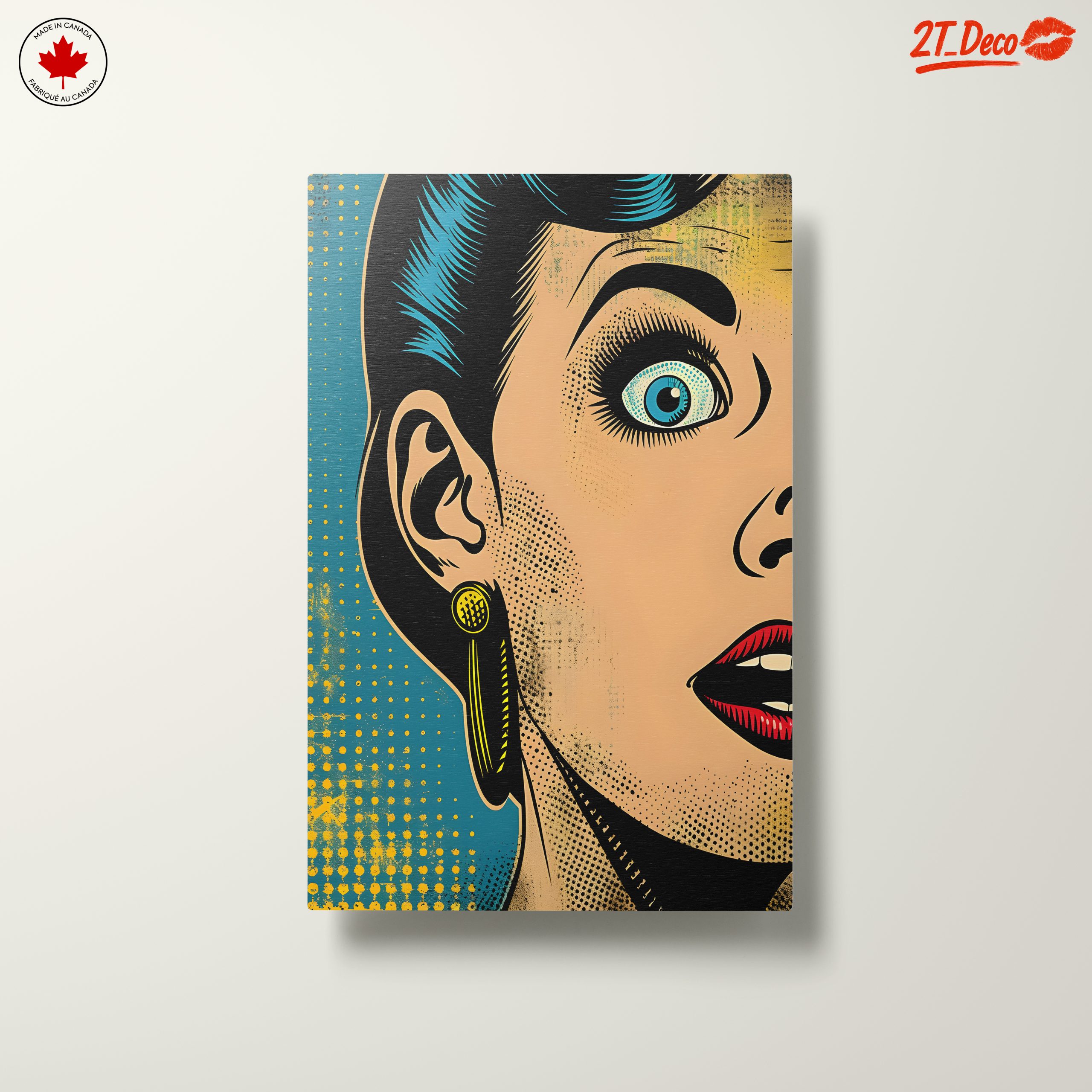 Surprised Woman in Pop Art Style - Image 10