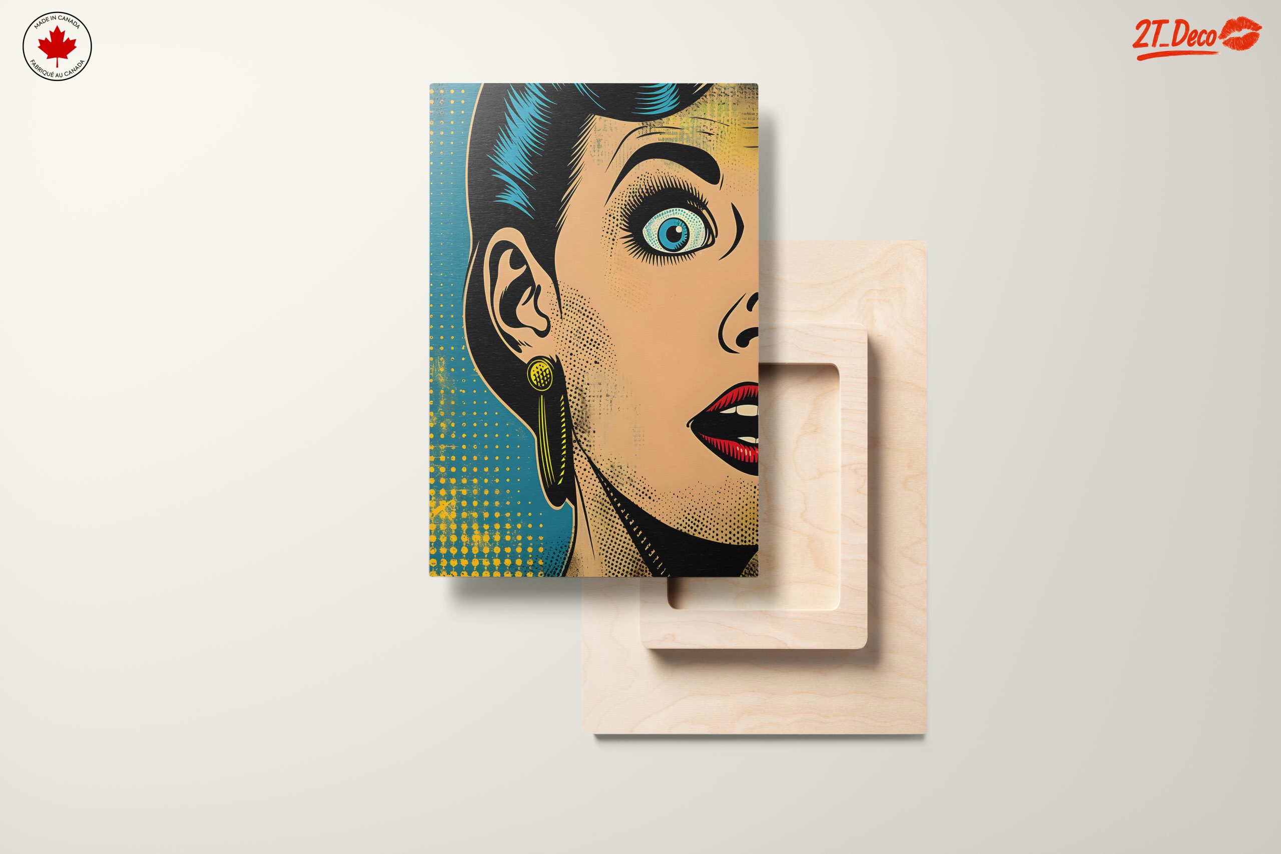 Surprised Woman in Pop Art Style - Image 11